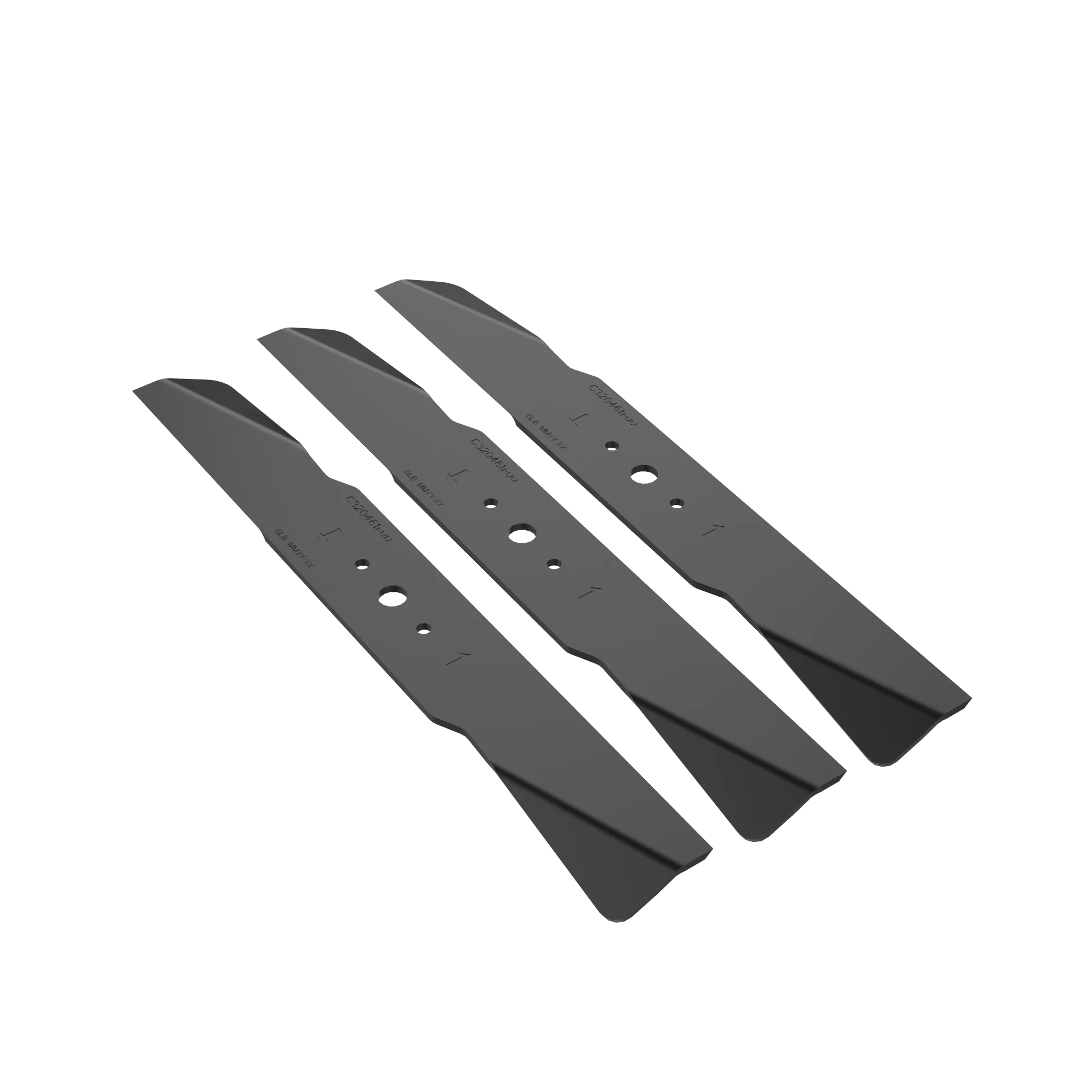 54 Side-Discharge Blade 3PC