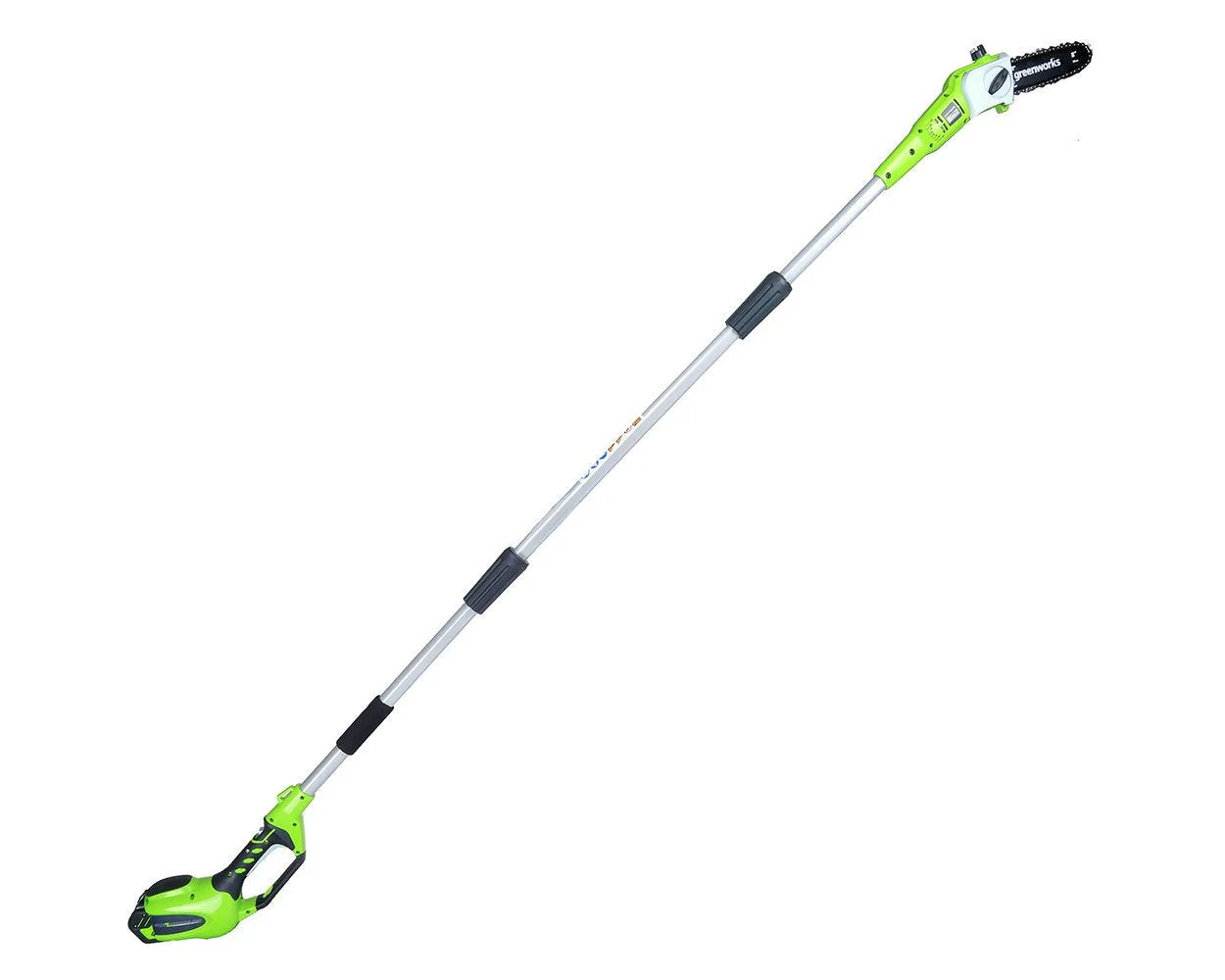40V 8 Cordless Battery Pole Saw & Hedge Trimmer Attachment w/ 2.0 Ah Battery & Charger