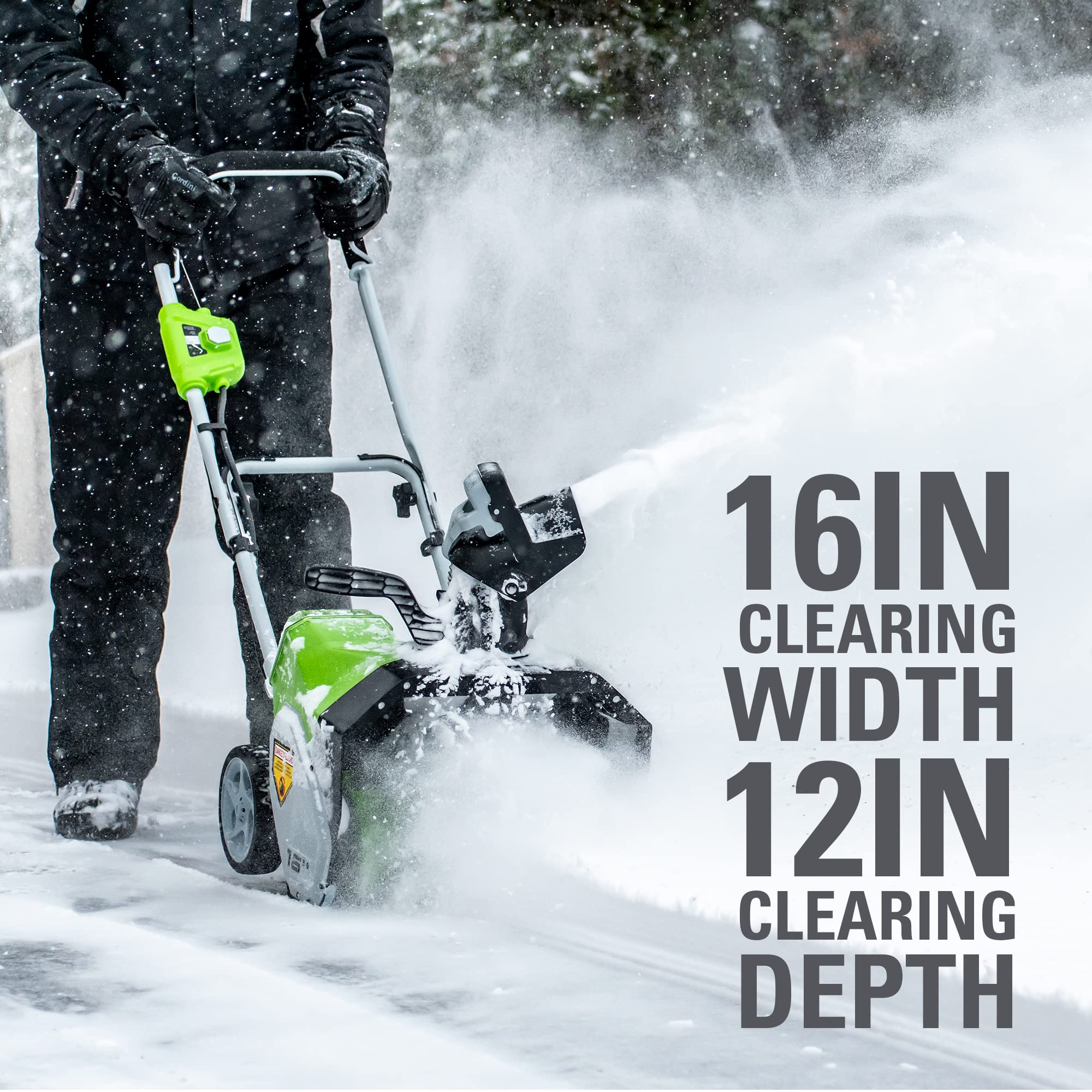40V 16 Cordless Battery Single-Stage Snow Blower (Tool Only)