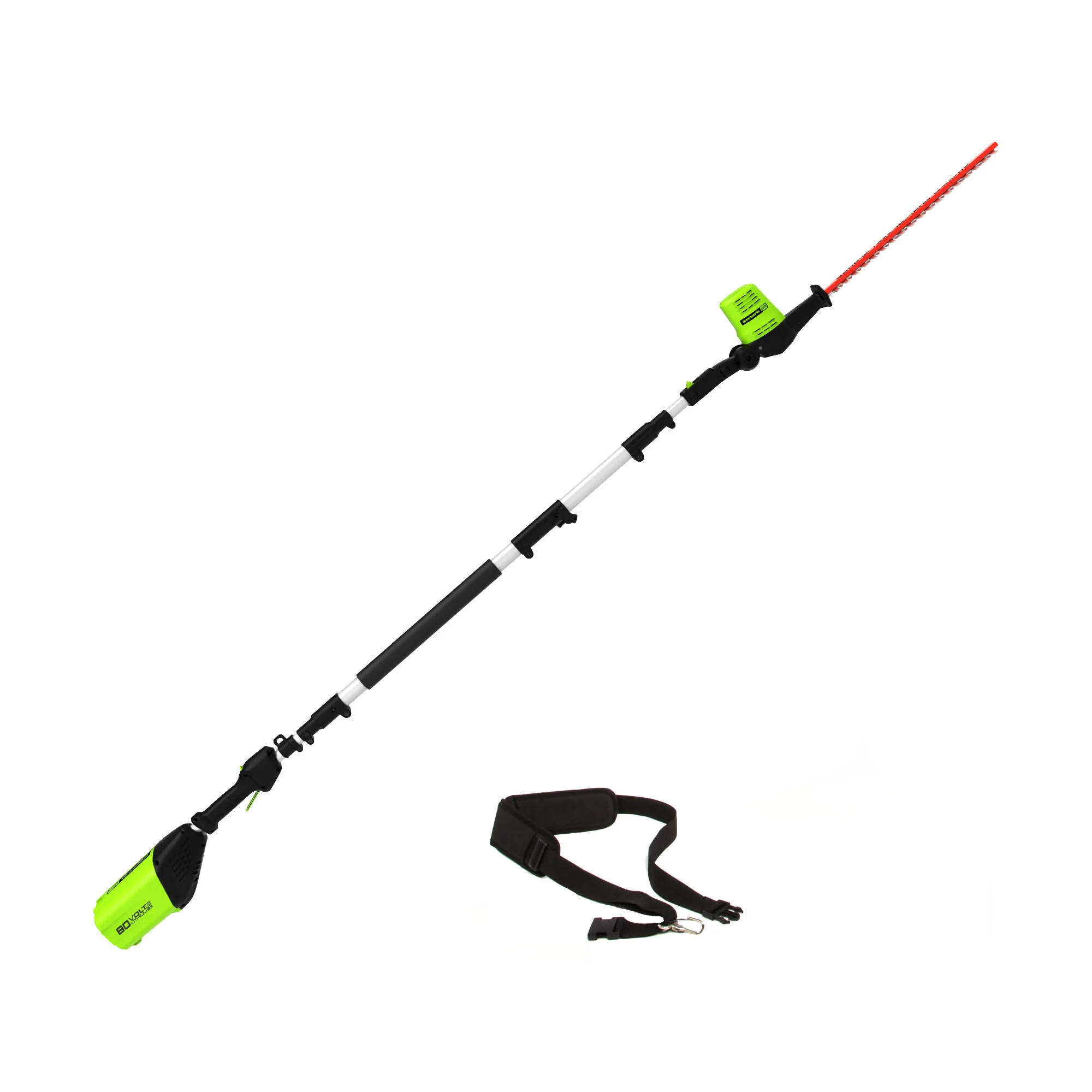 80V 20 Cordless Pole Hedge Trimmer (3/4“cut, 3000SPM), Tool Only