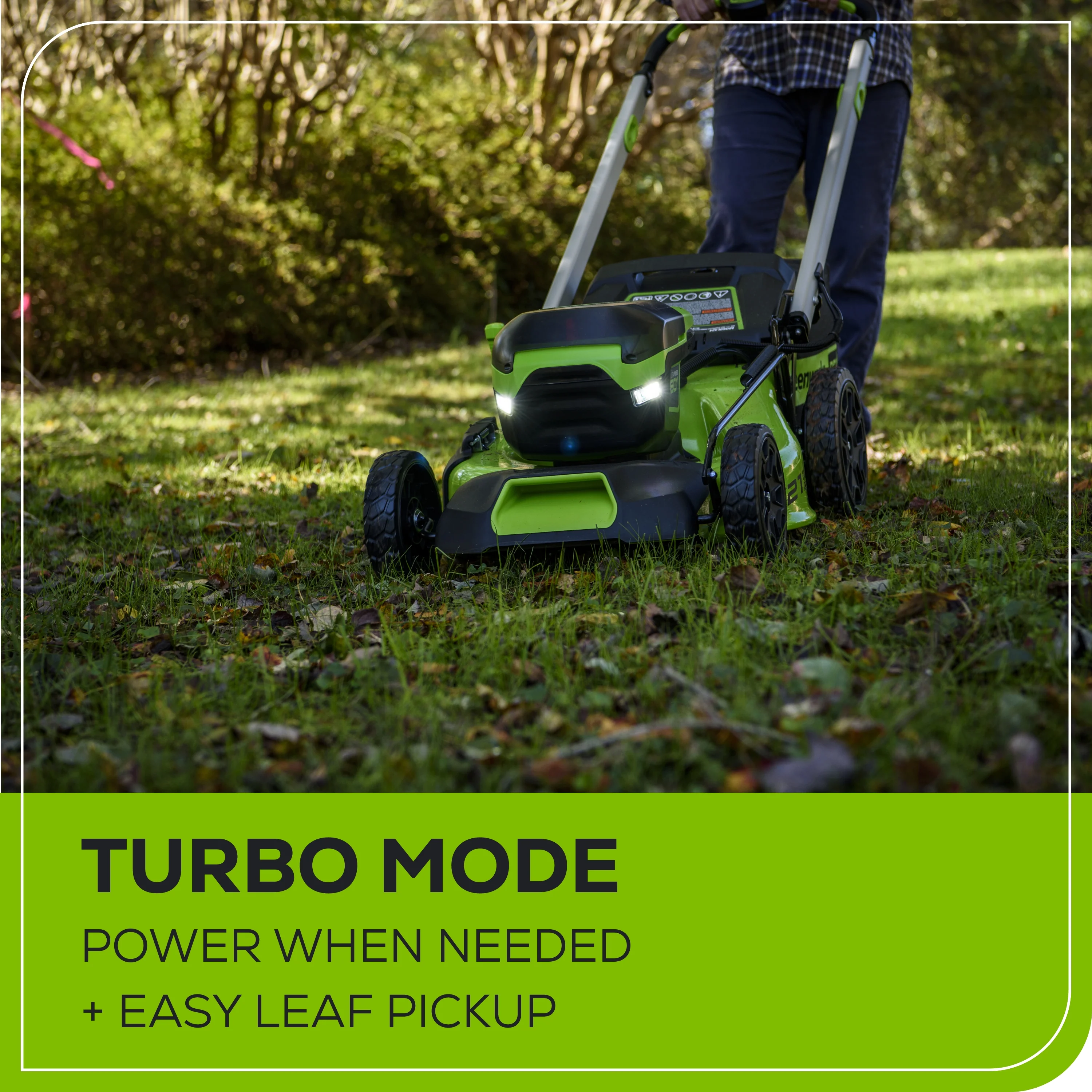 RENEWED 60V 21 Cordless Battery Push Lawn Mower w/ 5.0Ah Battery & Charger