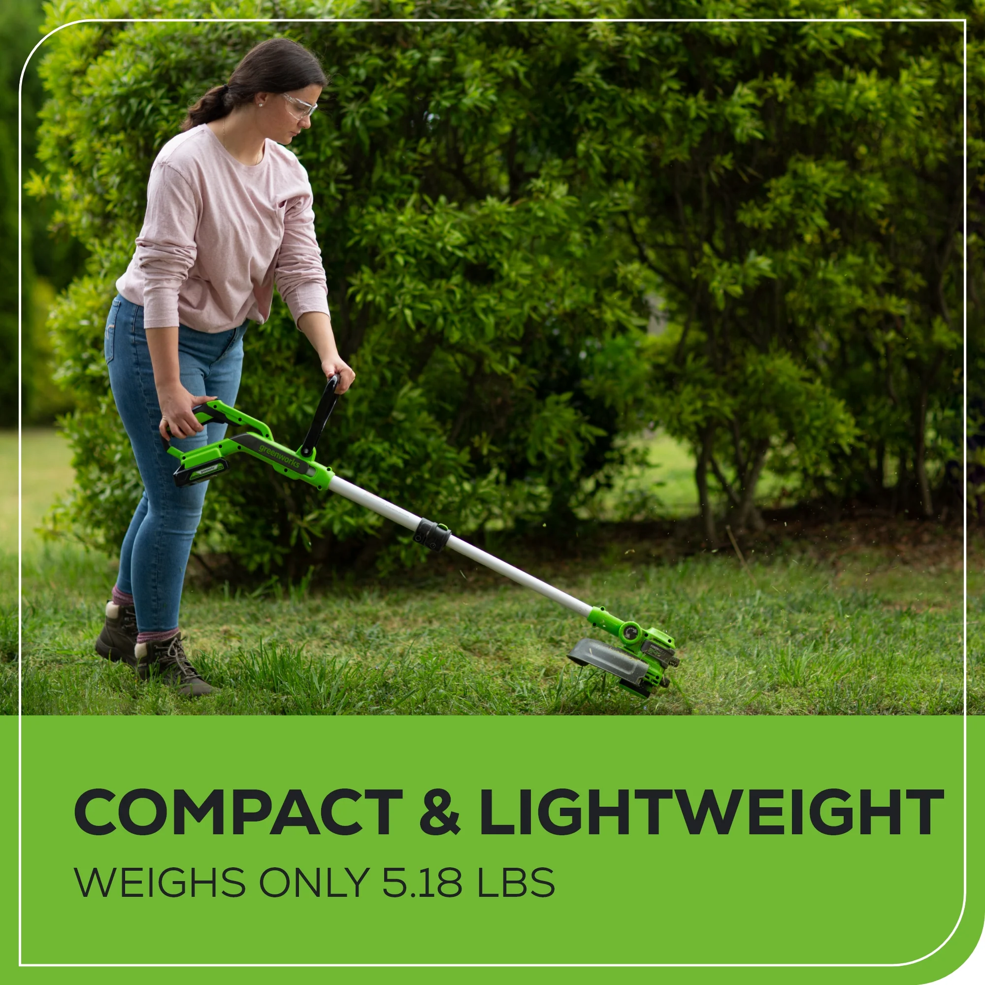 24V 12 Cordless Battery String Trimmer & Edger (Tool Only)