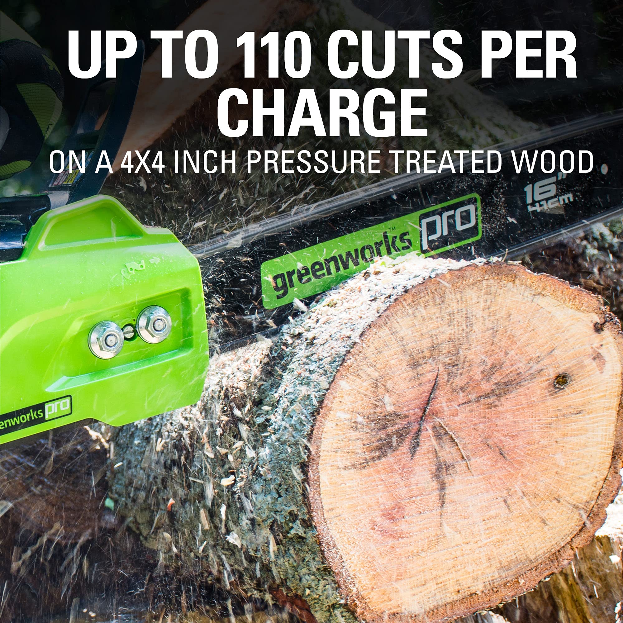 Pro 80V Cordless 16 Brushless Chainsaw w/ 2.0Ah Battery & Charger