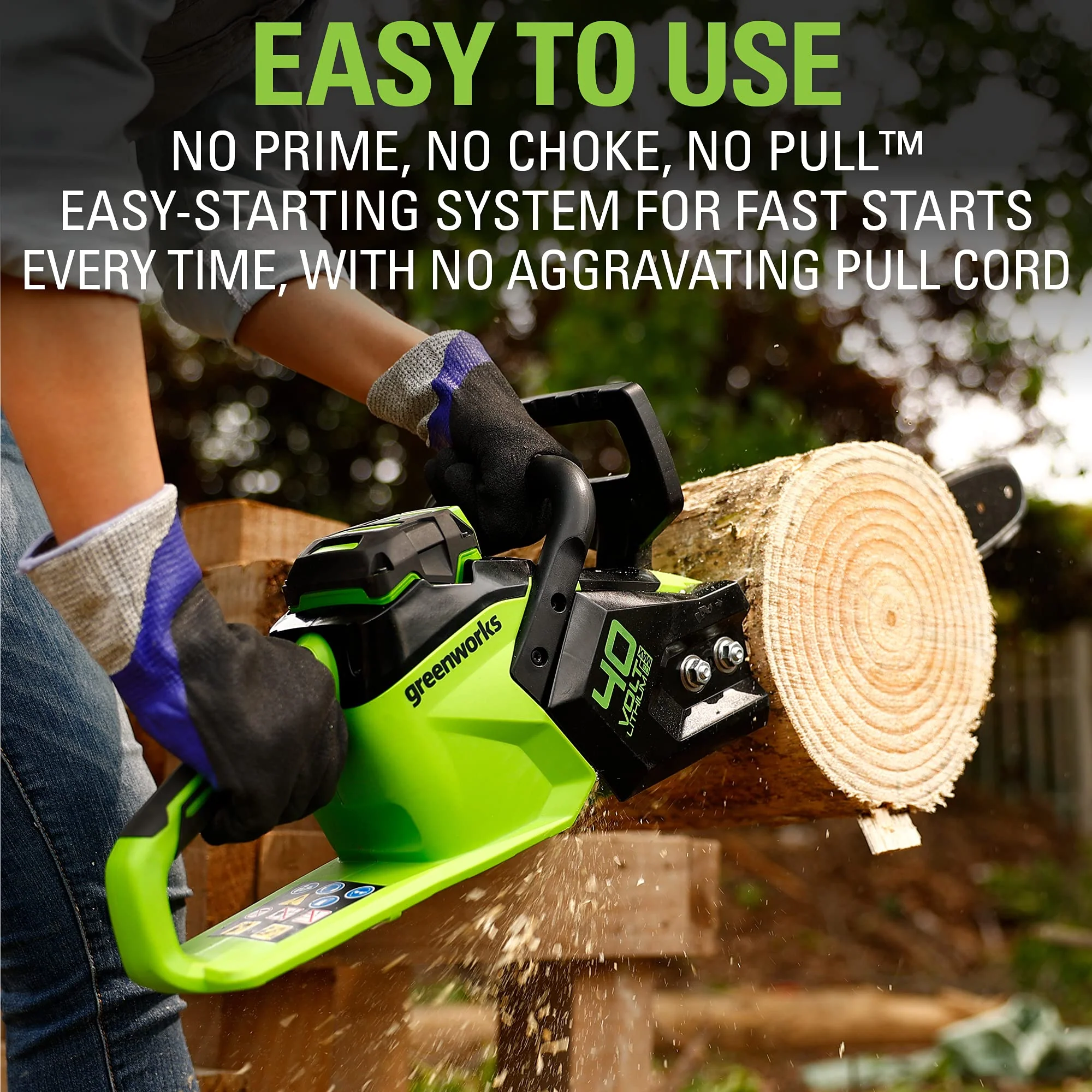 40V 14 1.5kW Cordless BatteryBrushless Chainsaw (Tool Only)