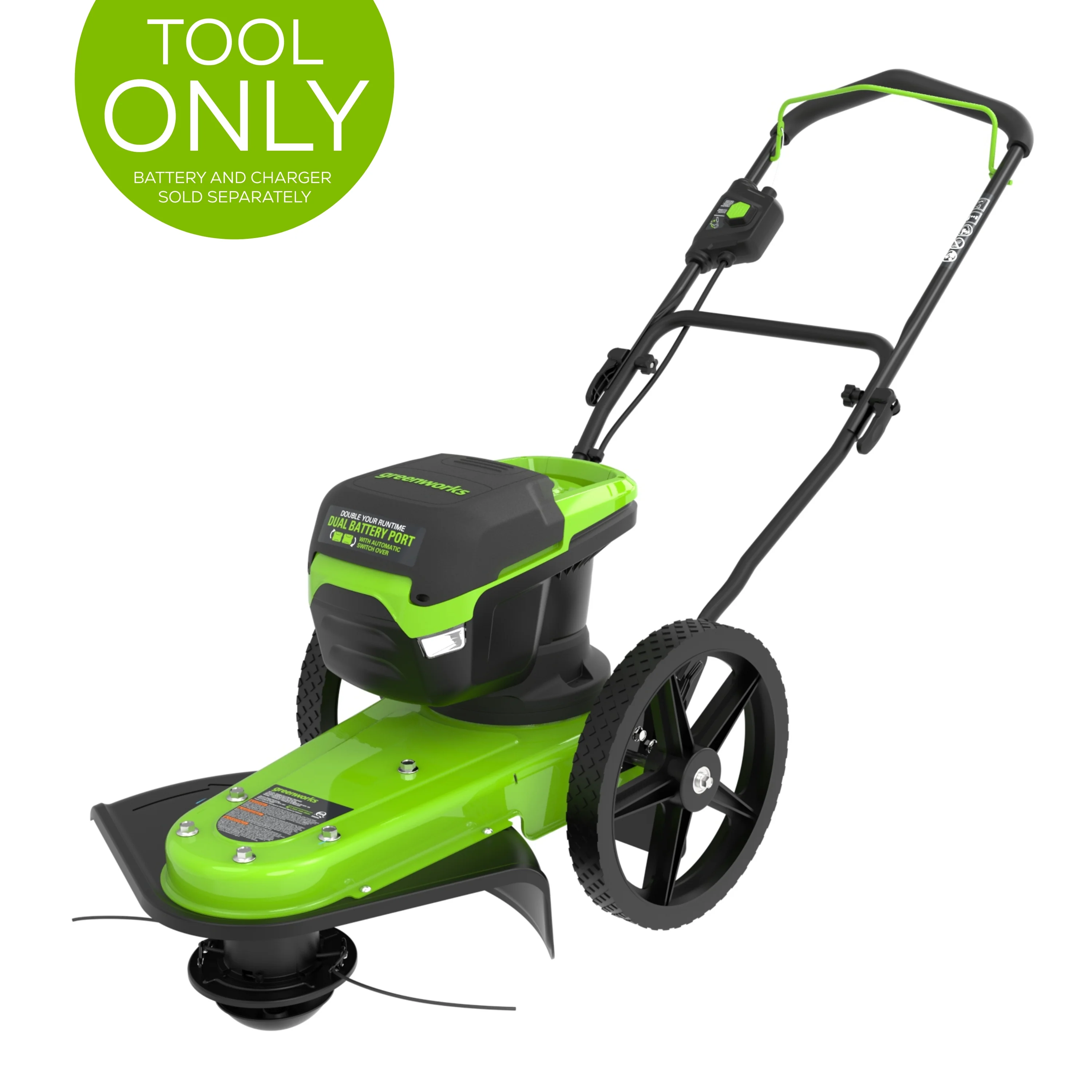 Pro 60V 22 Cordless Battery Brushless Wheeled String Trimmer (Tool Only)