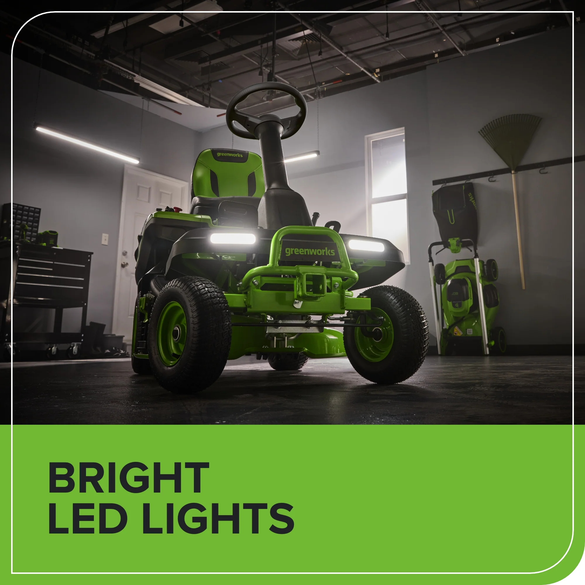 60V 30” CrossoverT Riding Lawn Tractor with (4) 8.0Ah Batteries & 600-Watt Charger