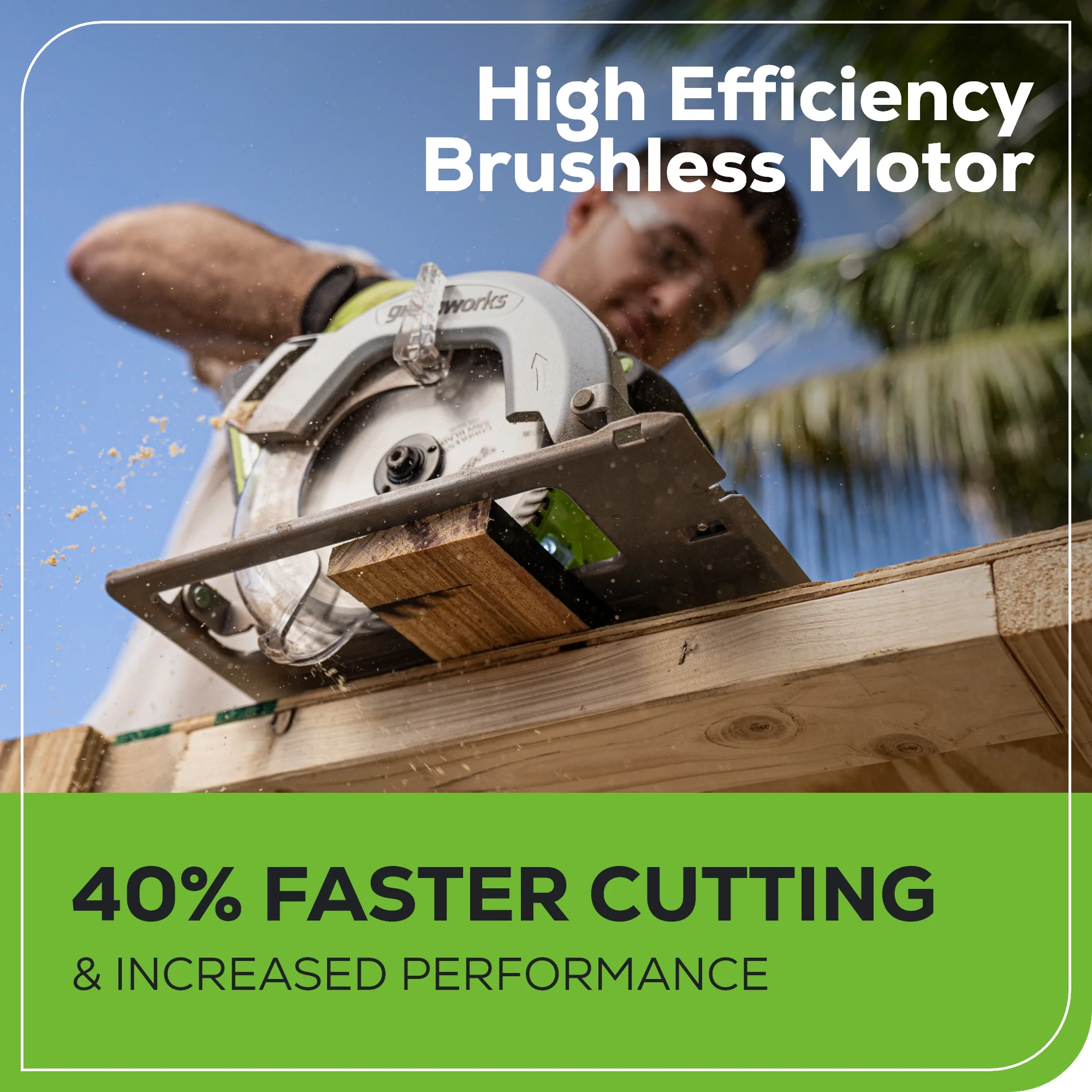 24V Circular Saw 7-1/4, Saw Blade & Dust Connector Kit w/ 4.0Ah Battery & Charger