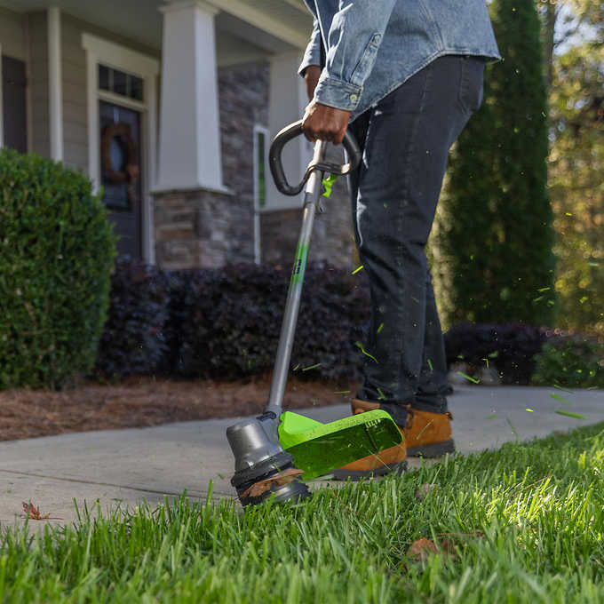 RENEWED 80V 17 Brushless String Trimmer w/ 2.0Ah Battery & Charger