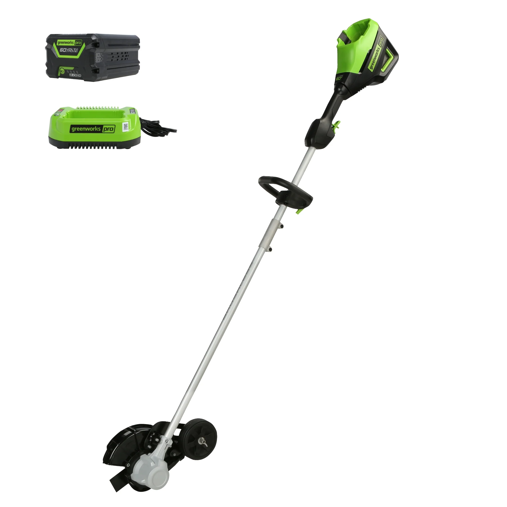 60V 8 Cordless Battery Edger w/ 2.0Ah Battery & Charger