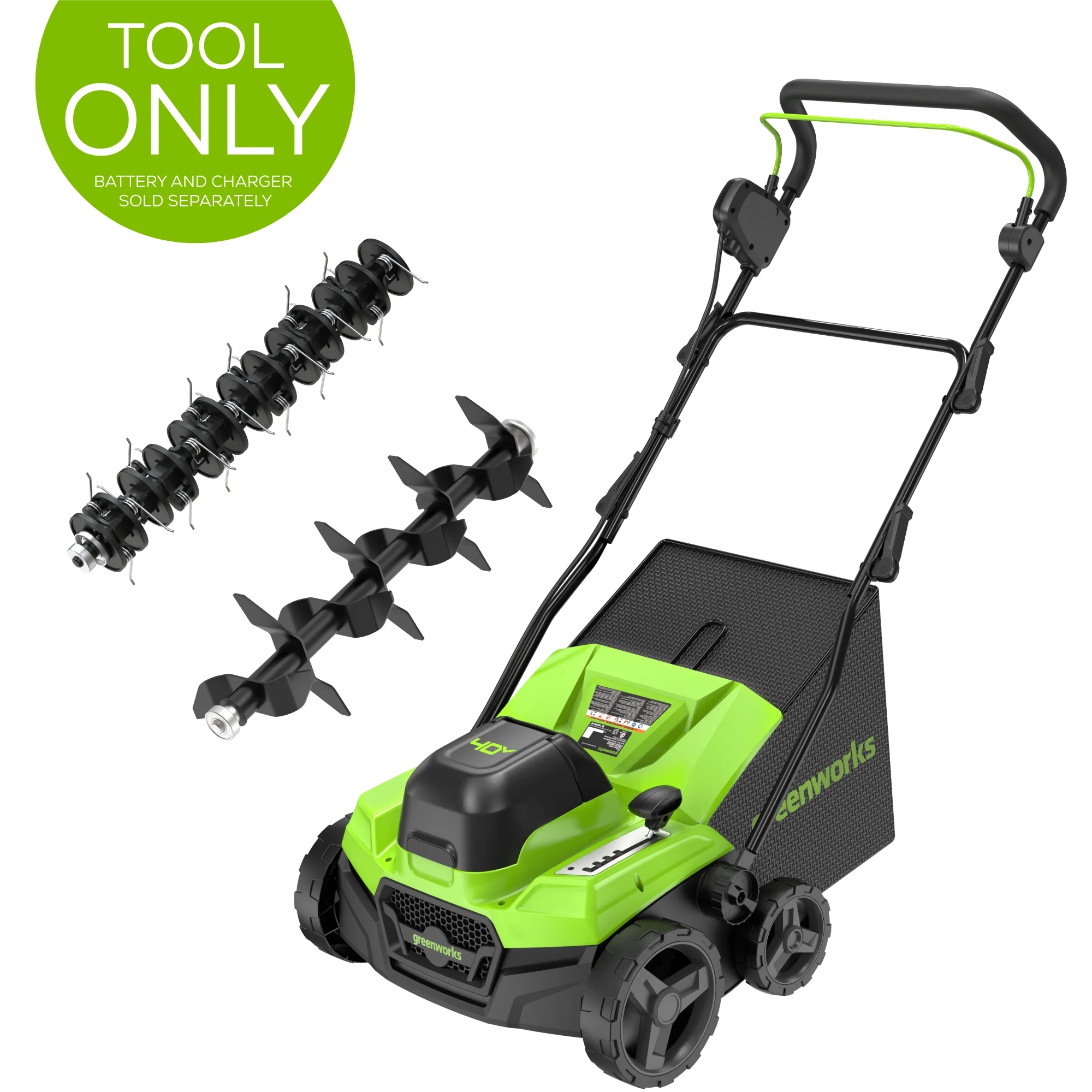 40V 15 Cordless Battery Dethatcher/Scarifier (Tool Only)