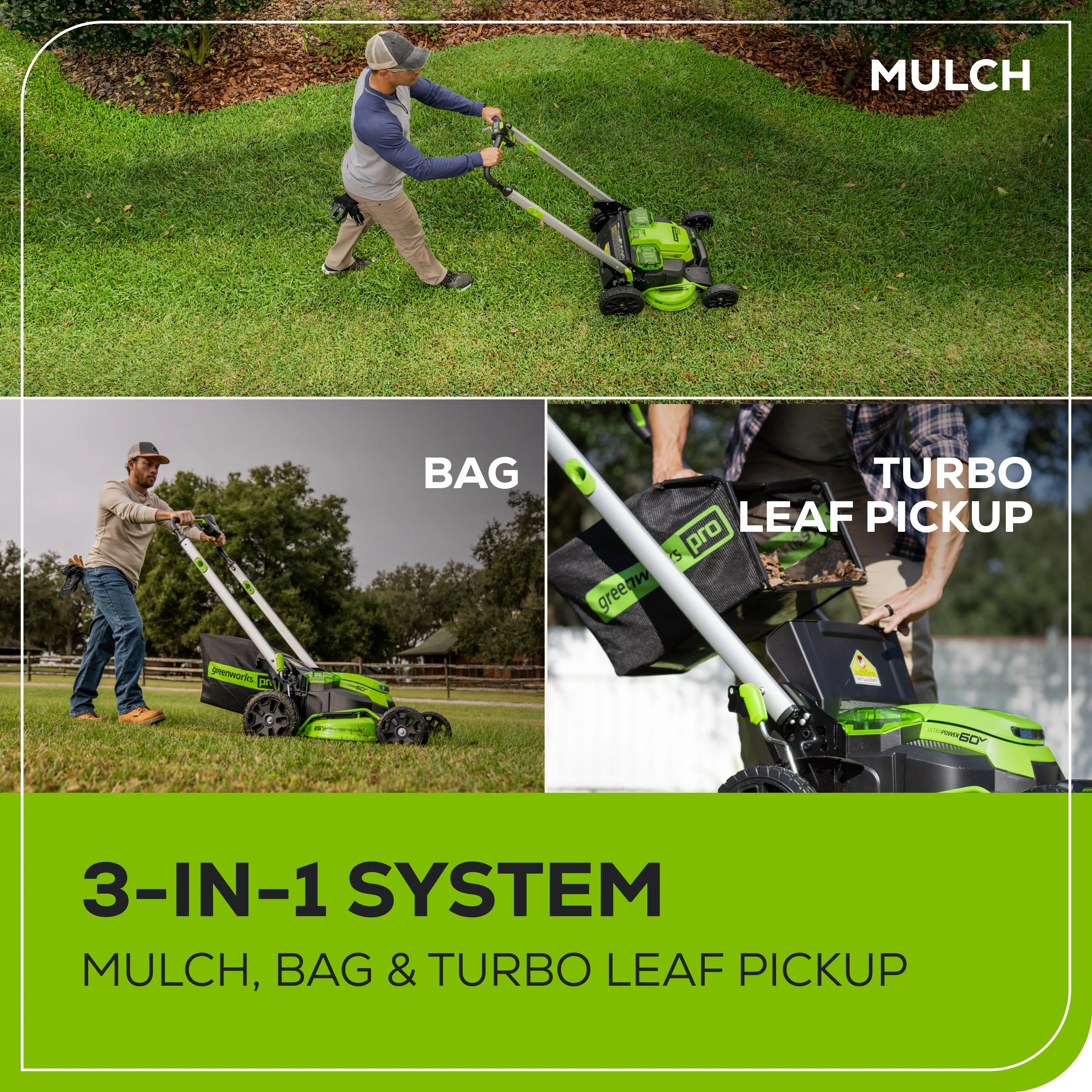 60V 25 Cordless Battery Dual Blade Self-Propelled Lawn Mower w/ Two (2) 4.0Ah Batteries & Dual-Port Charger