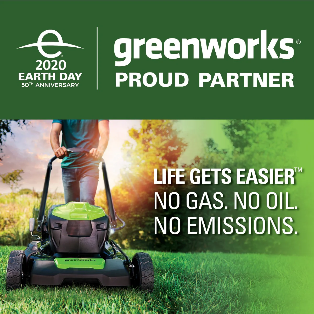 48V (2x24V) 14 Cordless Battery Push Lawn Mower, 320CFM Leaf Blower & 10 String Trimmer Combo Kit w/ (2) 4.0Ah USB Batteries & Dual Port Charger