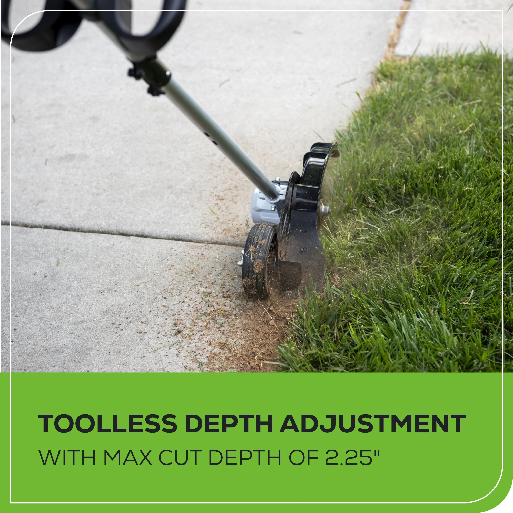 40V 8 Cordless Battery Edger w 4.0 Ah Battery & Charger