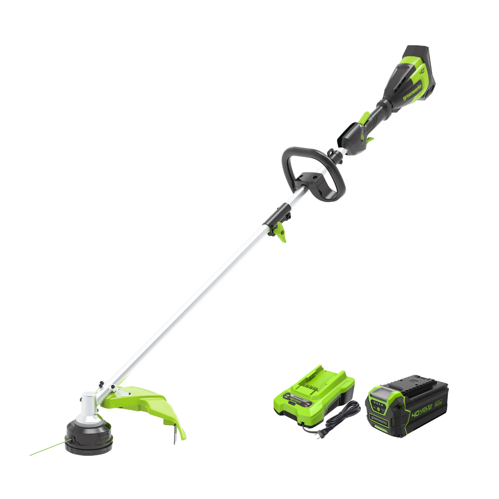 40V 16 Cordless Battery Brushless String Trimmer (Attachment Capable) w/ 4.0Ah Battery & Charger