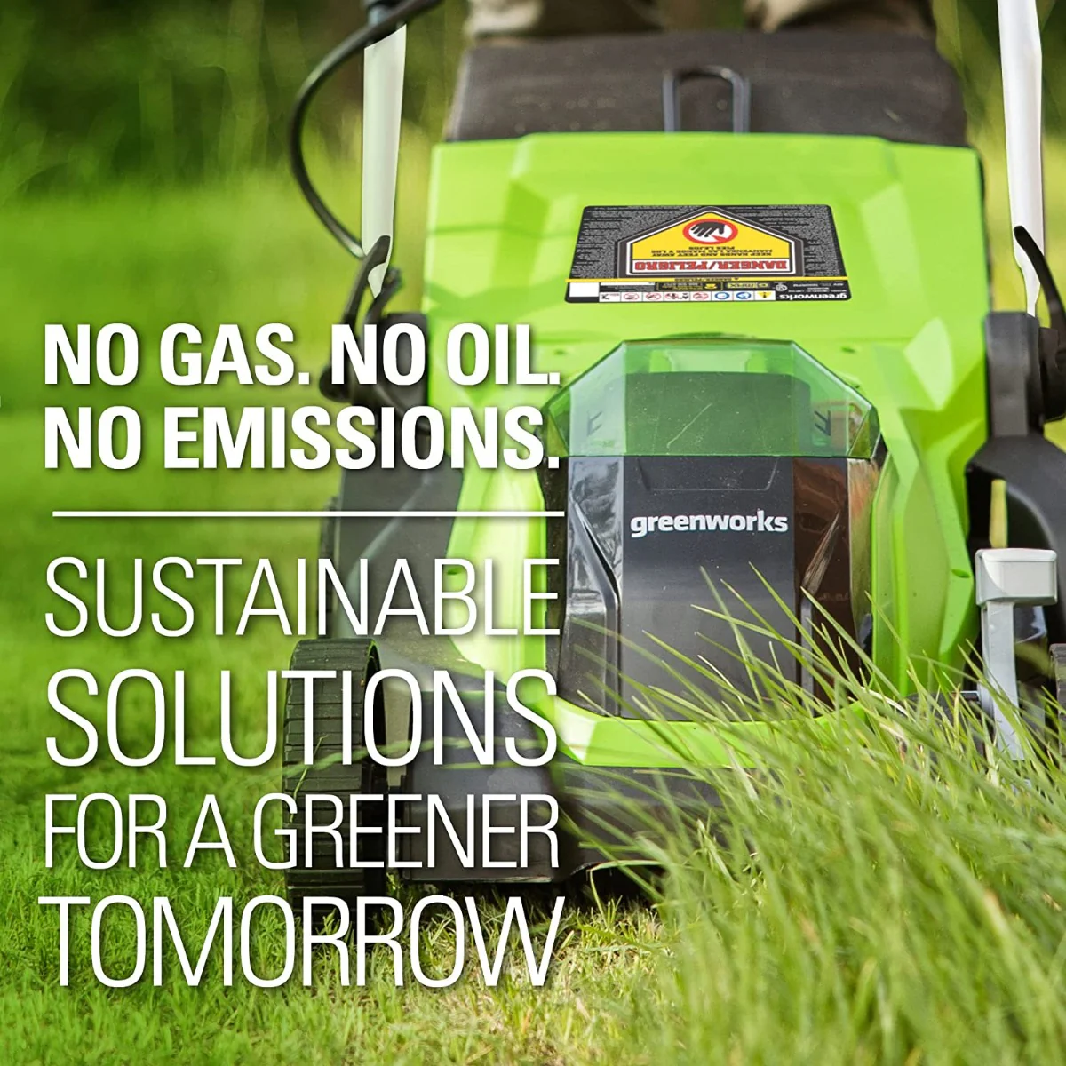 40V 14 Cordless Battery Push Lawn Mower w/ 4.0Ah Battery & Charger
