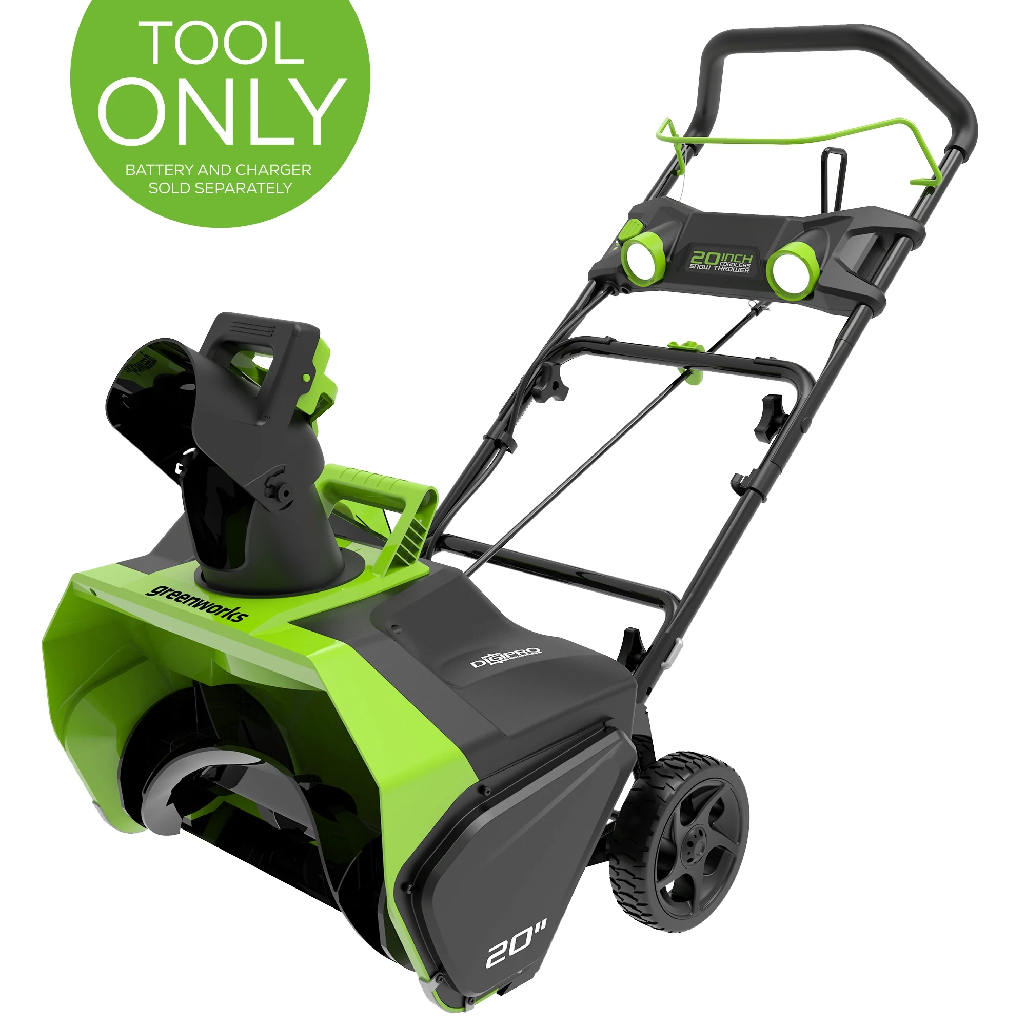 40V 20 Cordless Battery Single-Stage Snow Blower (Tool Only)