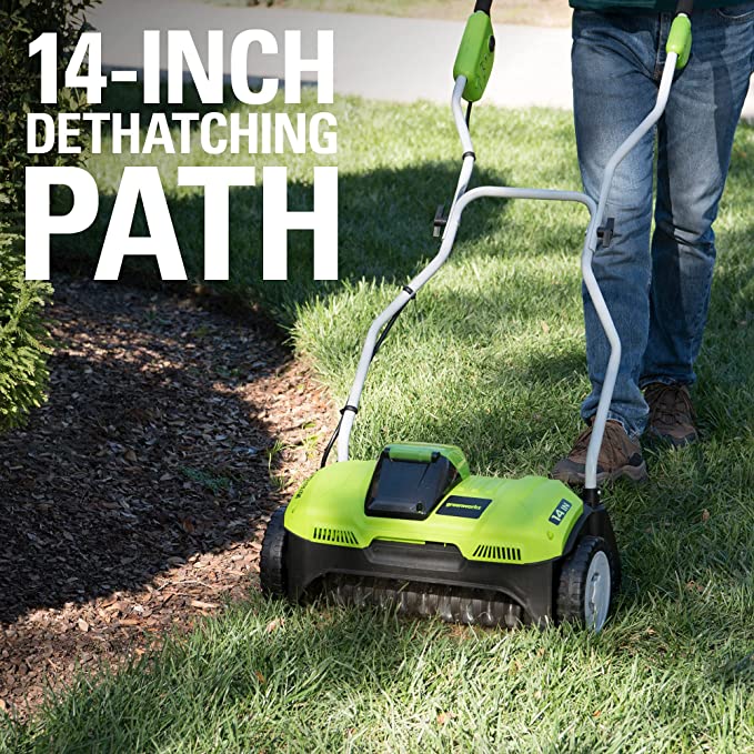 40V 14 Cordless Dethatcher w/ 4.0Ah Battery & Charger