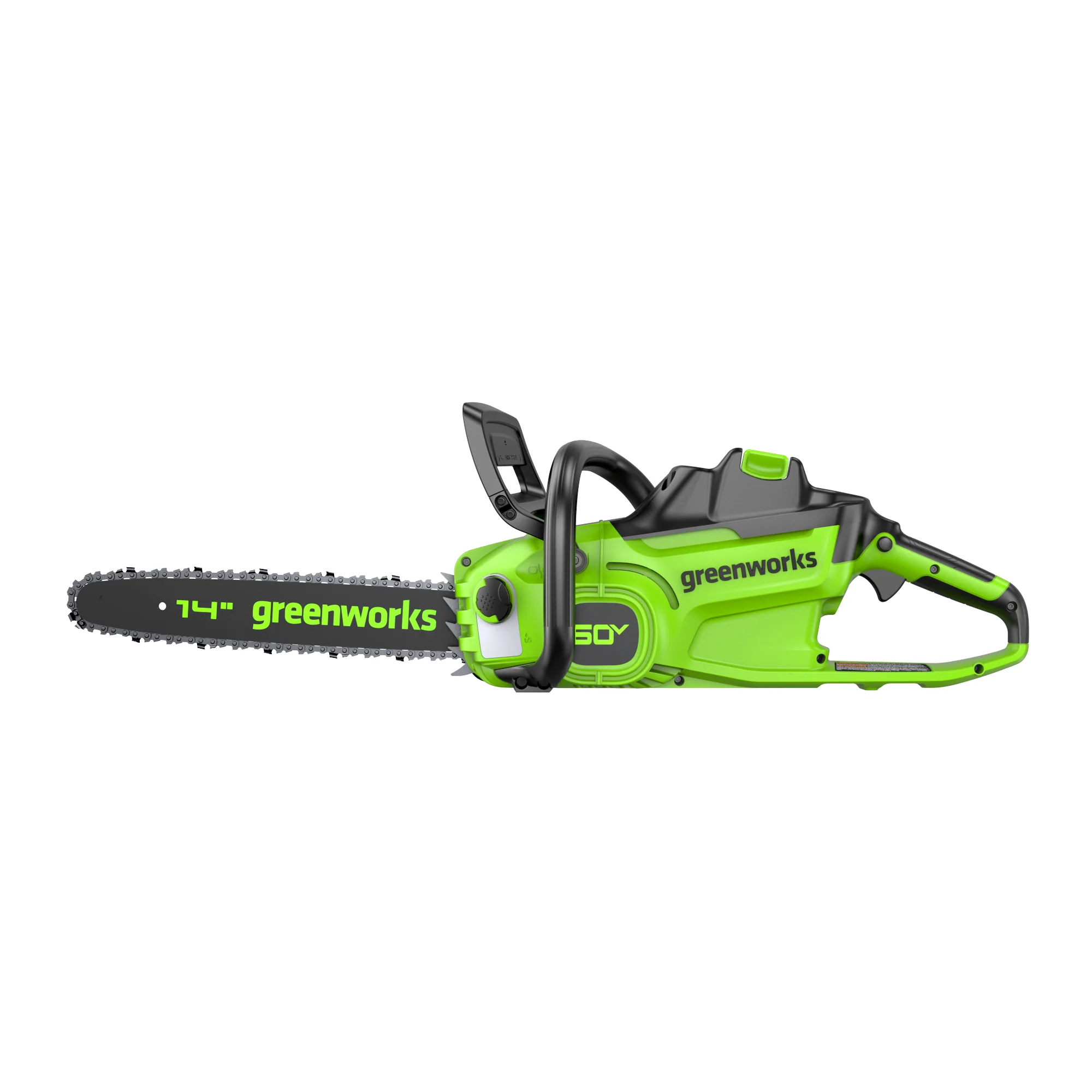 60V 14 Cordless Battery 1.2kW Chainsaw w/ 2.5Ah Battery and 3A Charger