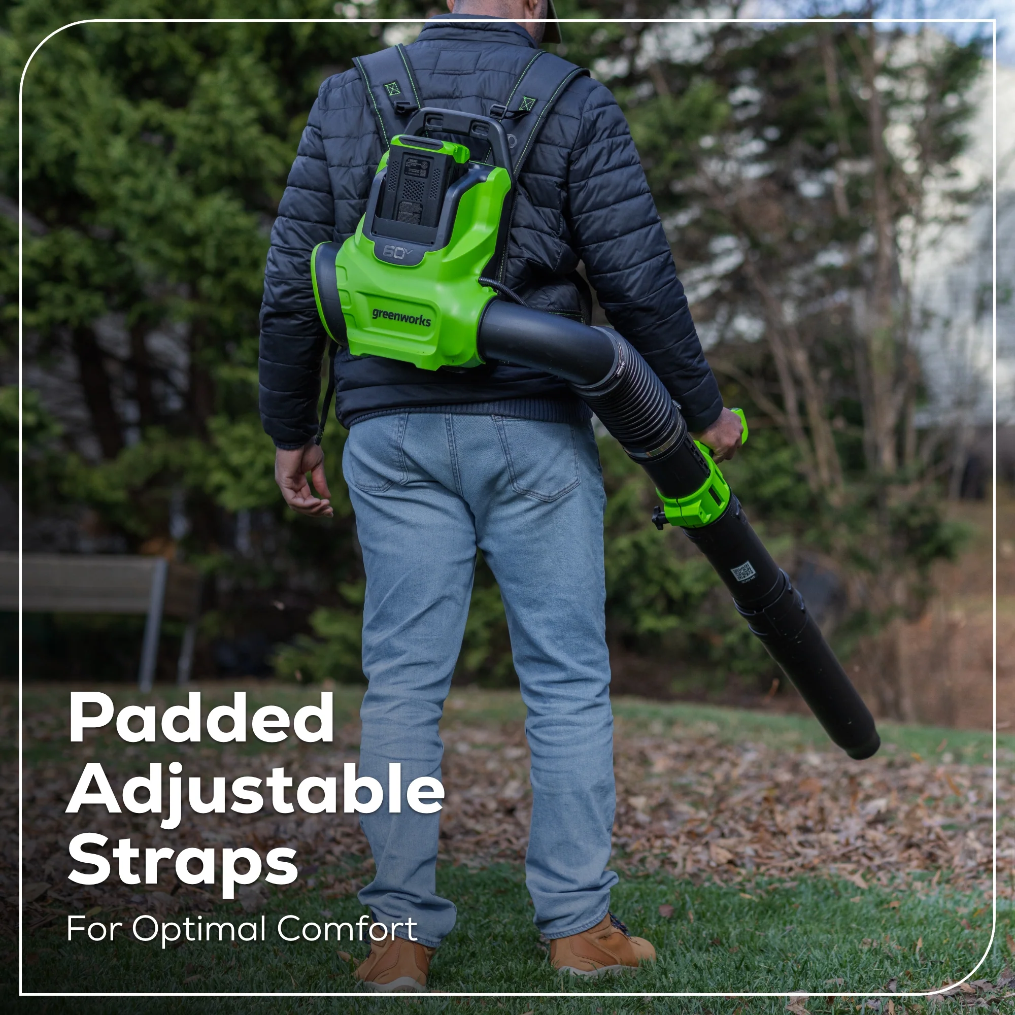 60V 730 CFM Cordless Battery Backpack Blower (Tool Only)