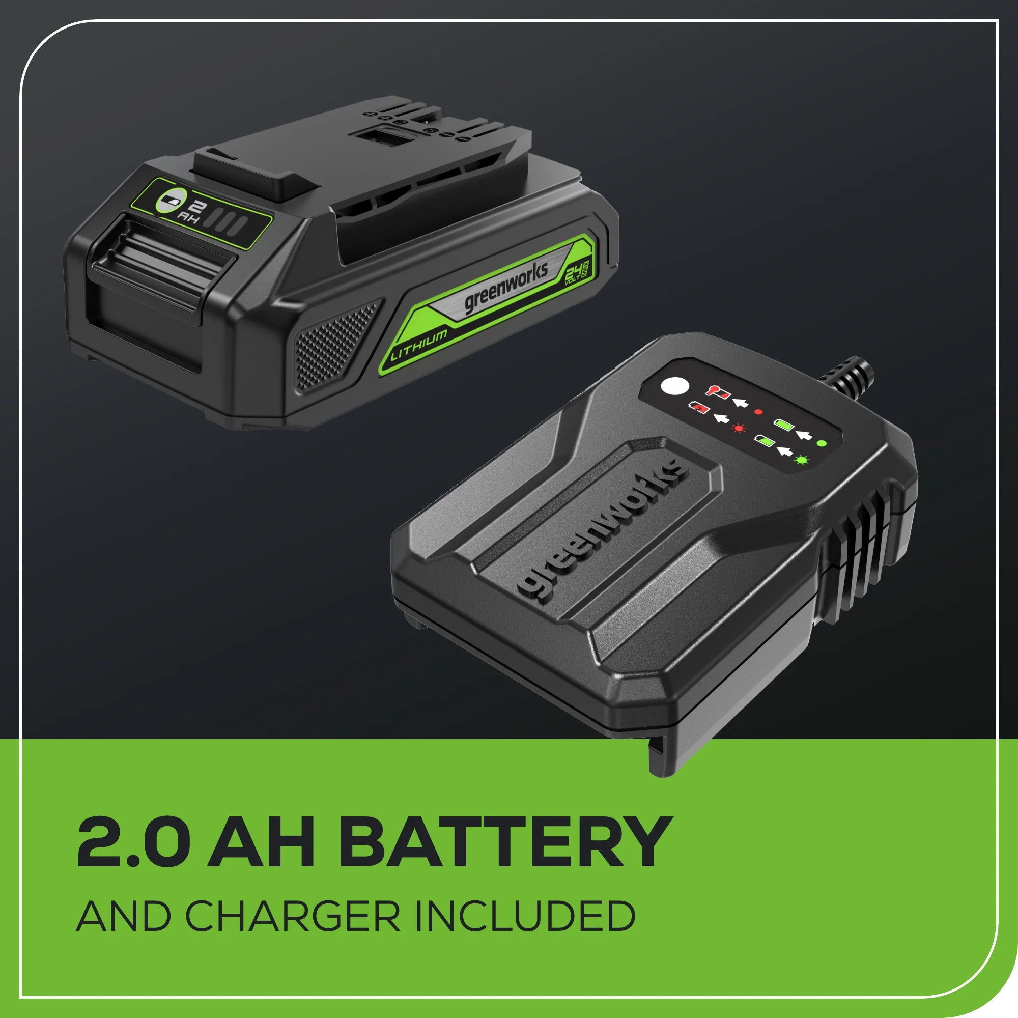 24V Cordless Battery Backpack Sprayer w/ 2.0Ah USB Battery & Charger
