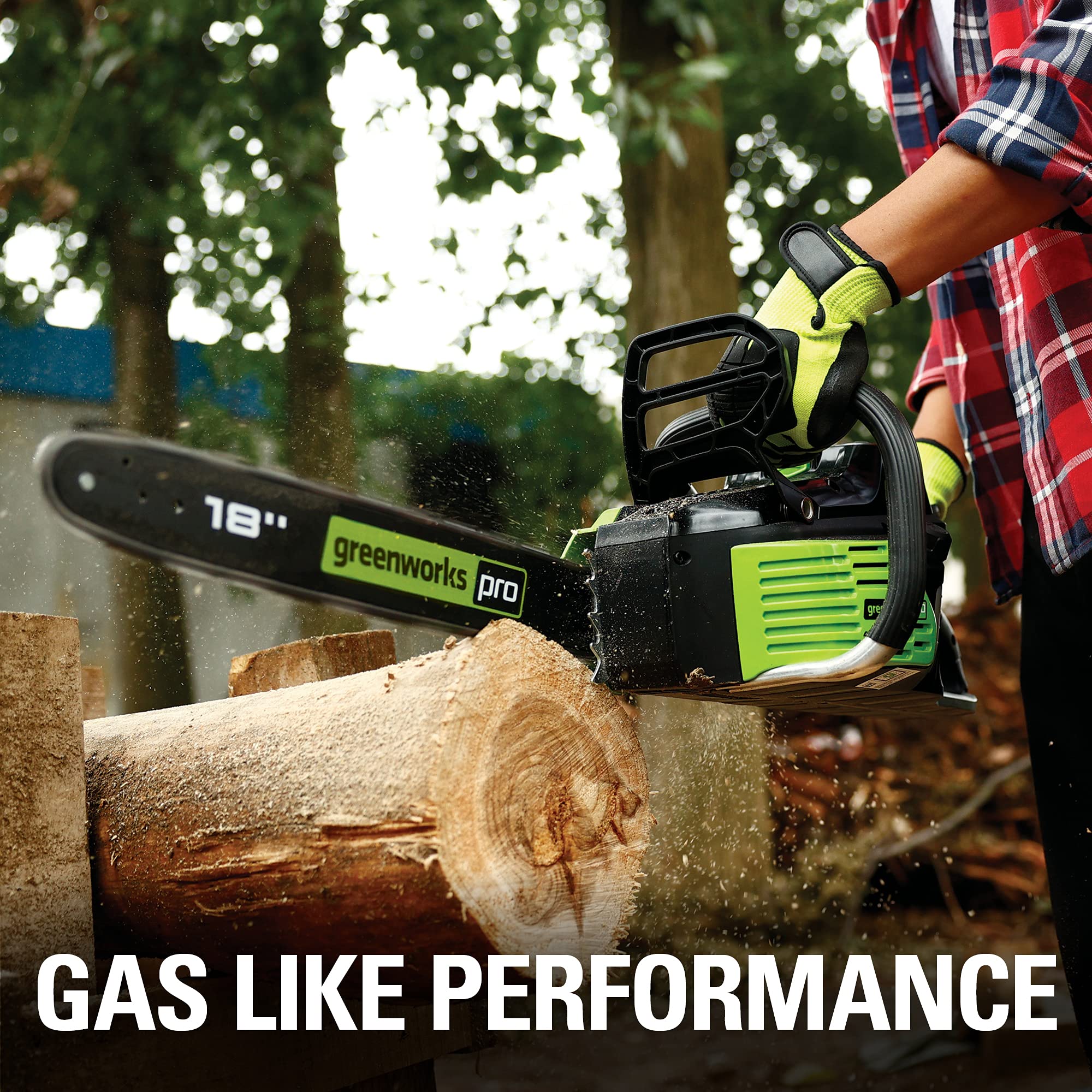 80V 18 Cordless Battery Chainsaw w/ 2.0Ah Battery & Charger