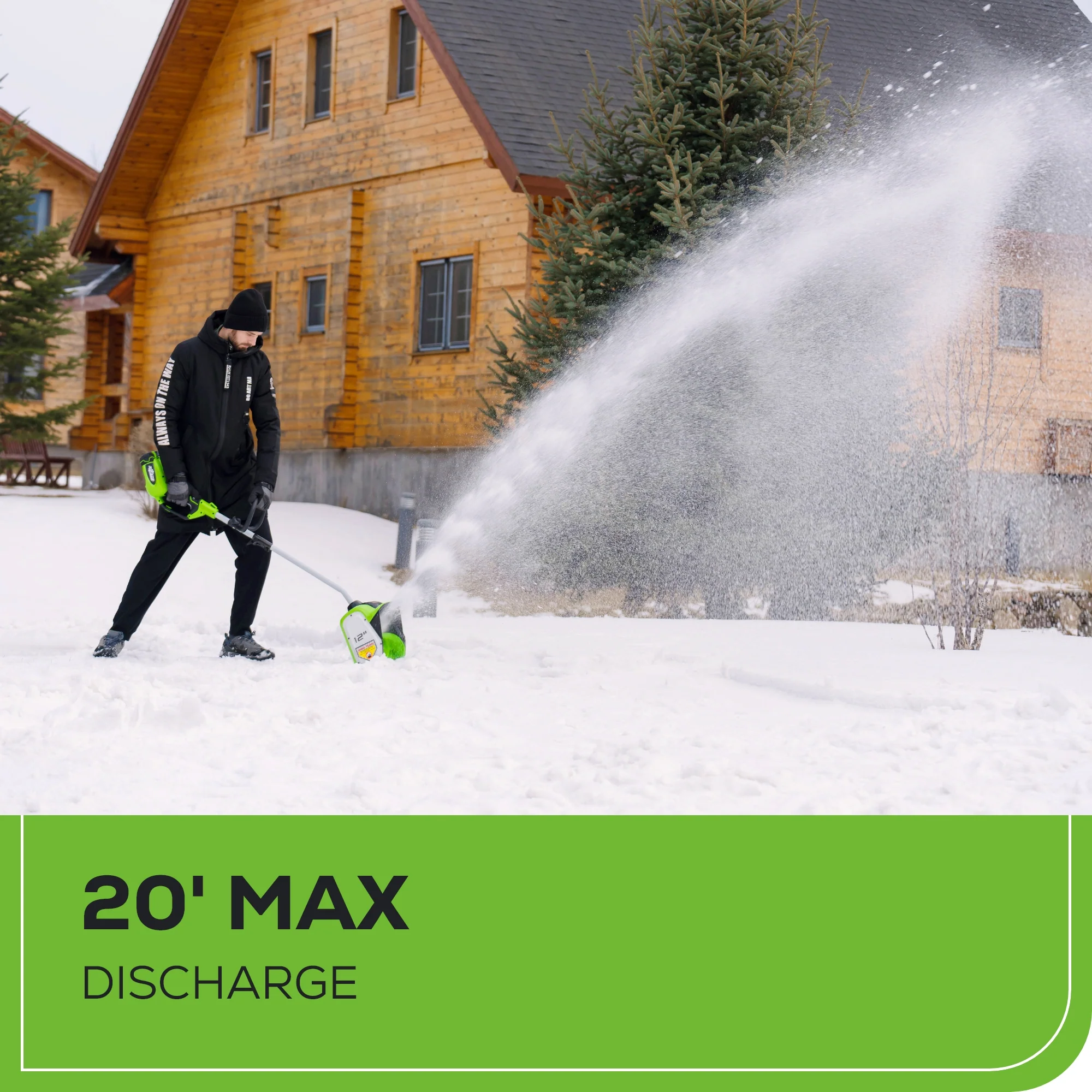 40V 12 Cordless Battery Snow Shovel w/ 4.0Ah Battery & Charger