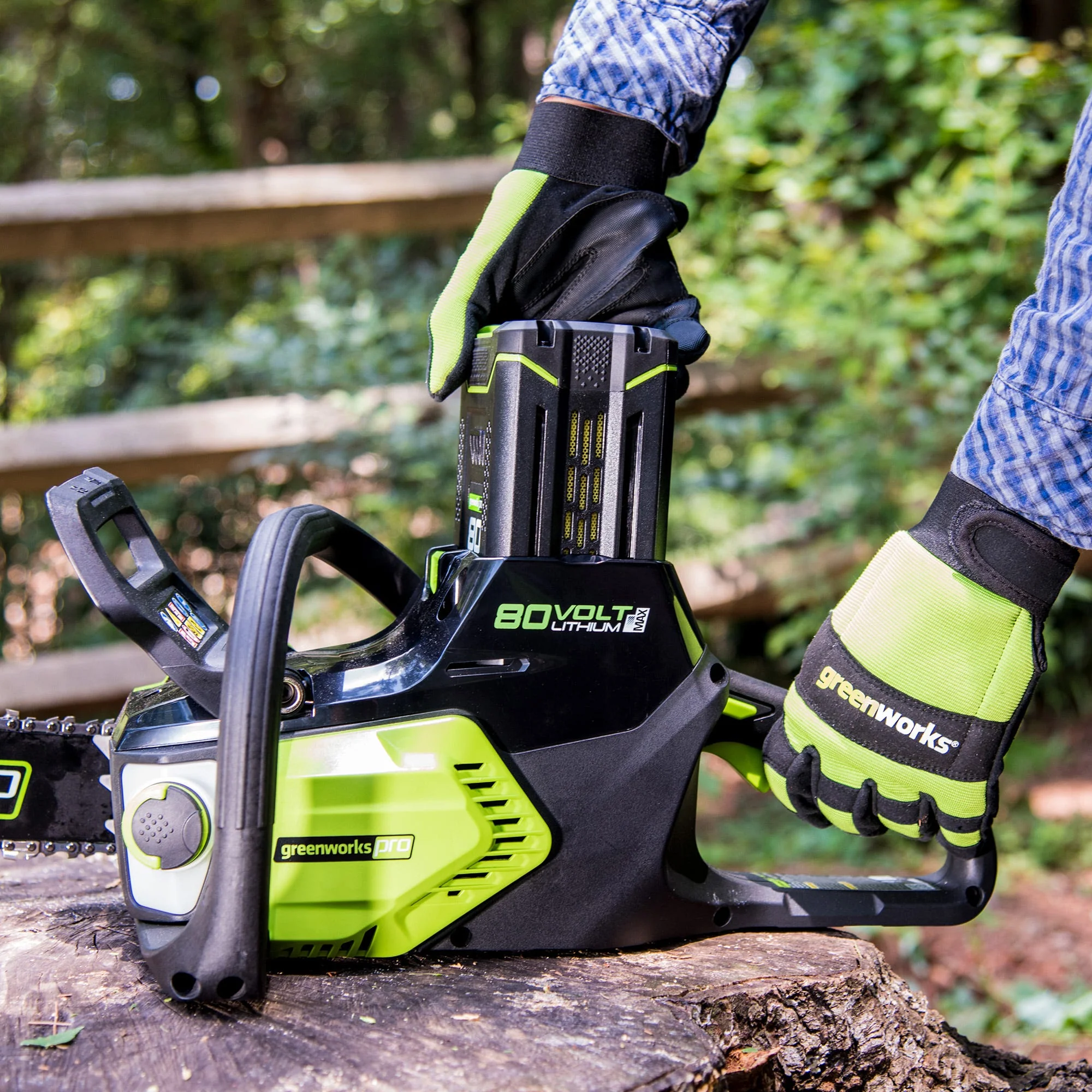 Pro 80V Cordless 16 Brushless Chainsaw w/ 2.0Ah Battery & Charger