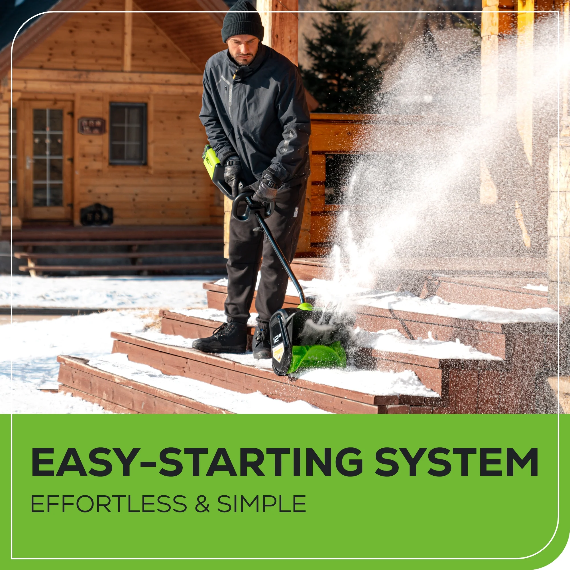 80V 12 Cordless Battery Snow Shovel (Tool Only)