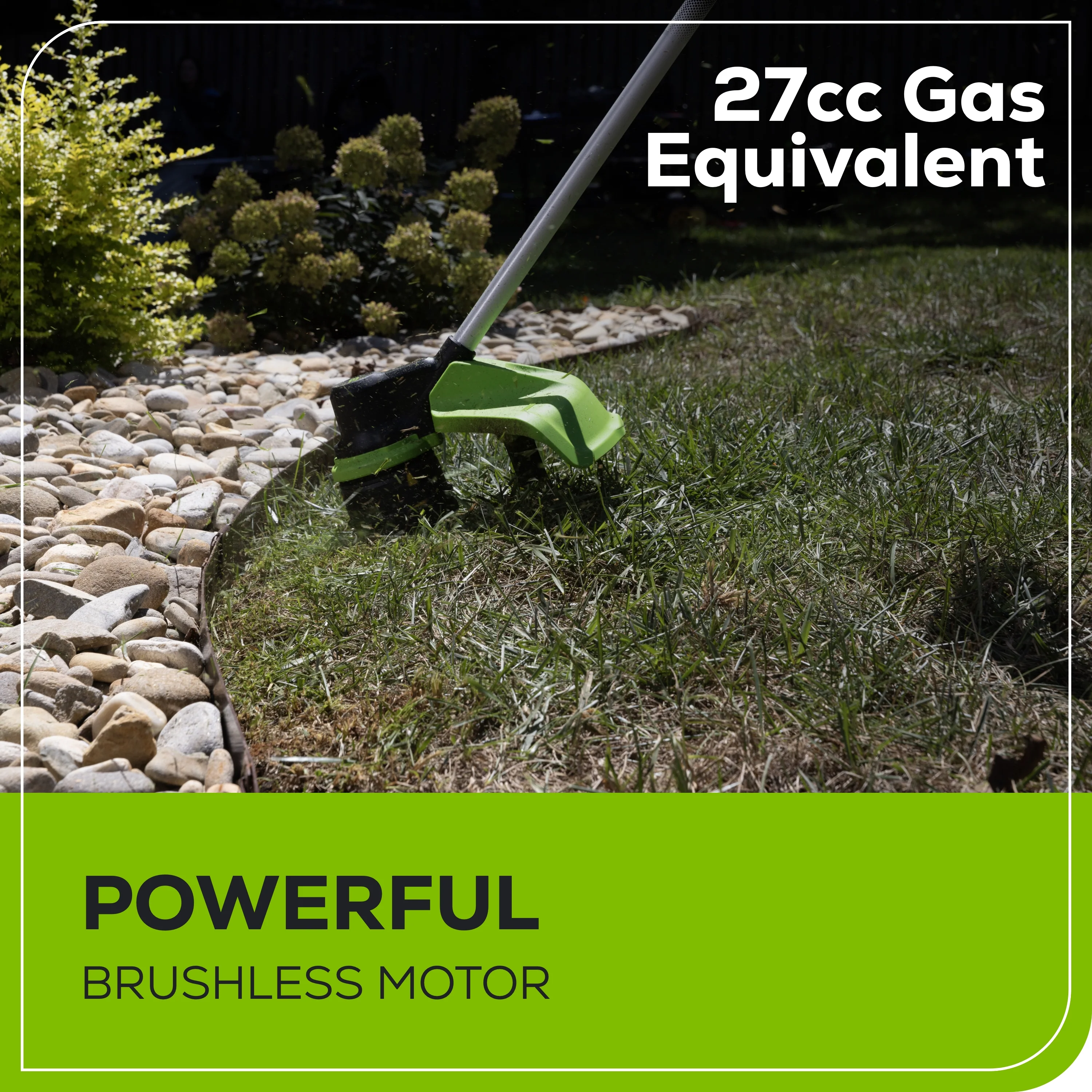 60V 16 Cordless Battery String Trimmer w/ 2.5Ah Battery and 3A Charger