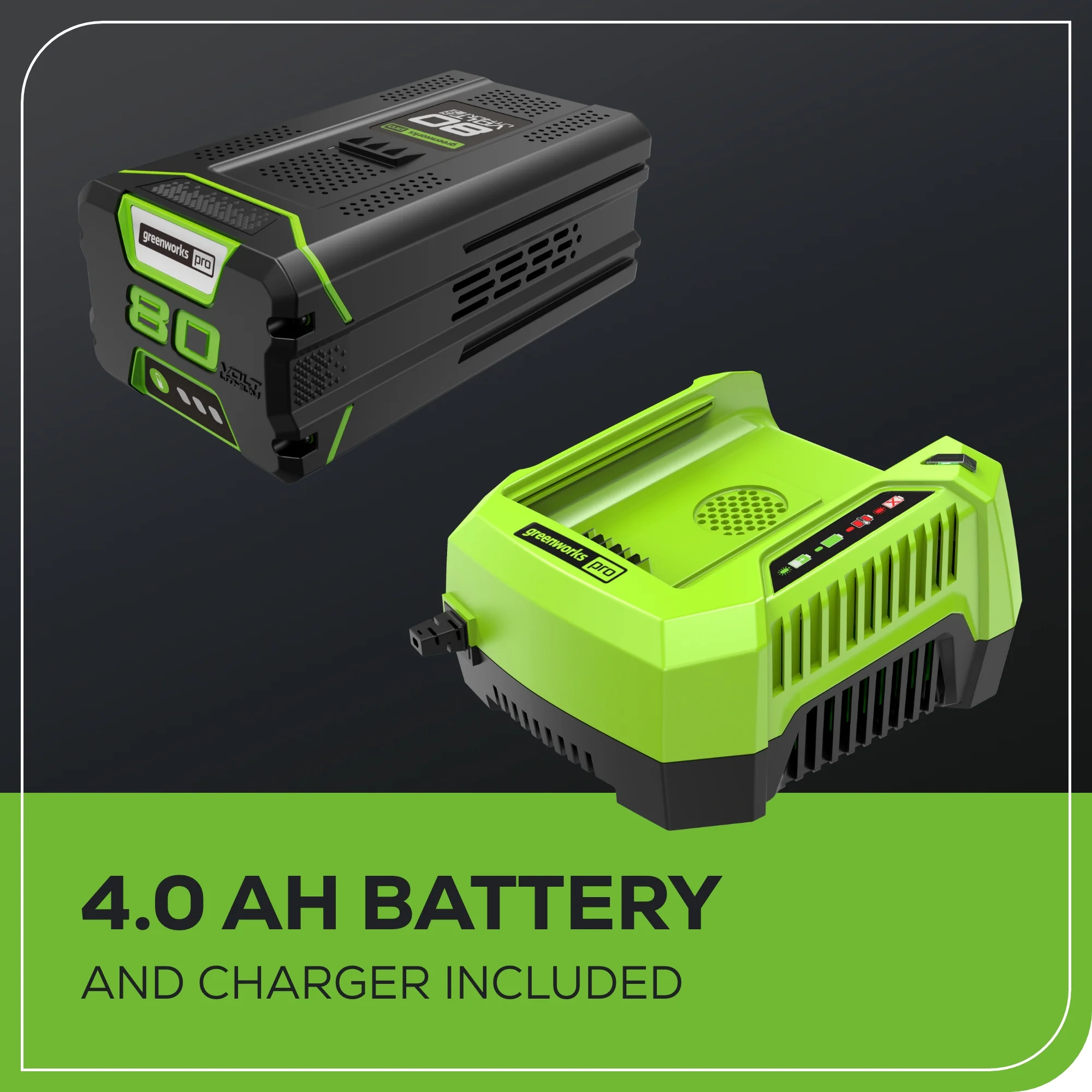 80V 21 GEN 2 Cordless Battery 4-in-1 Push Lawn Mower(Auto Switch) w/ 4.0Ah Battery & Charger