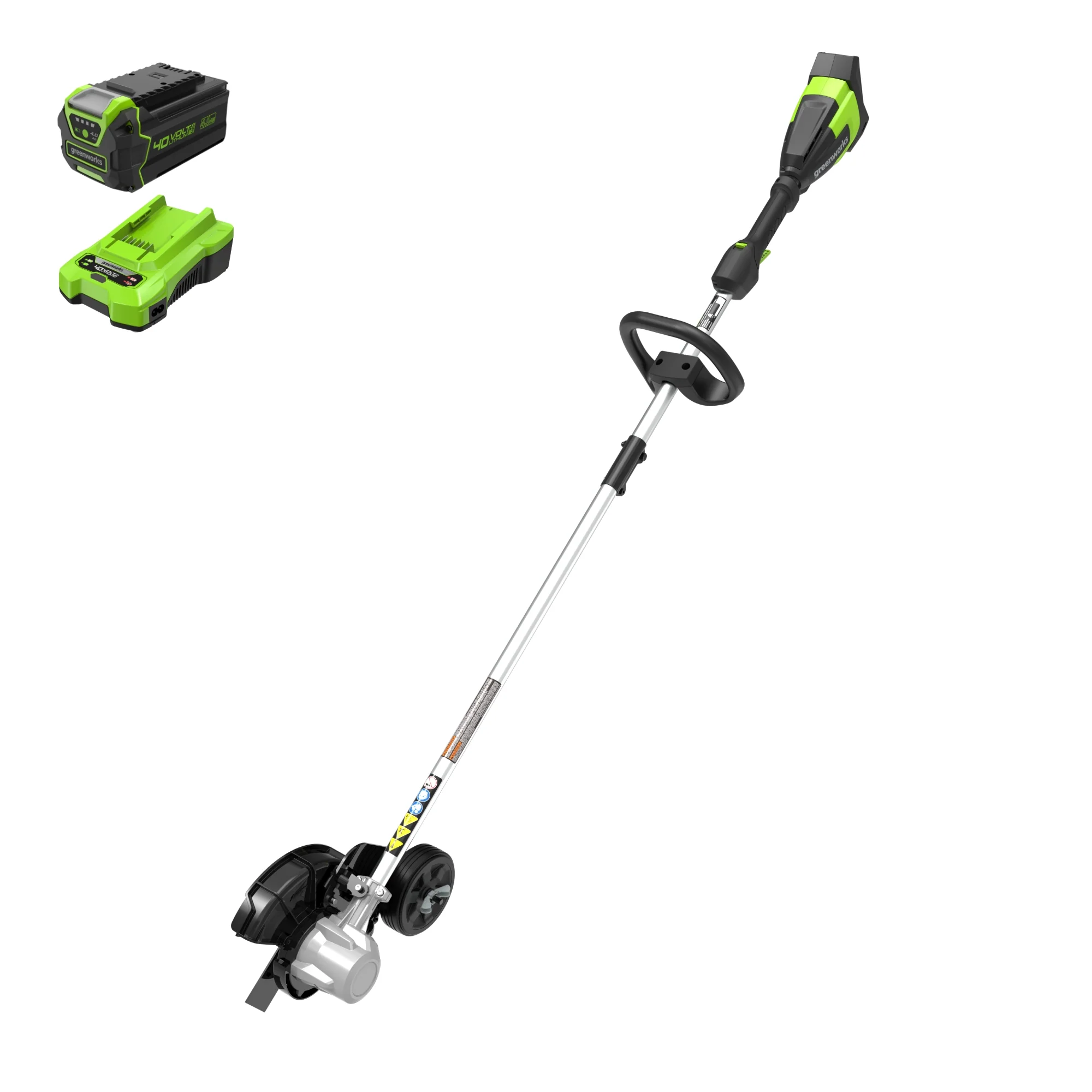 40V 8 Cordless Battery Edger w 4.0 Ah Battery & Charger