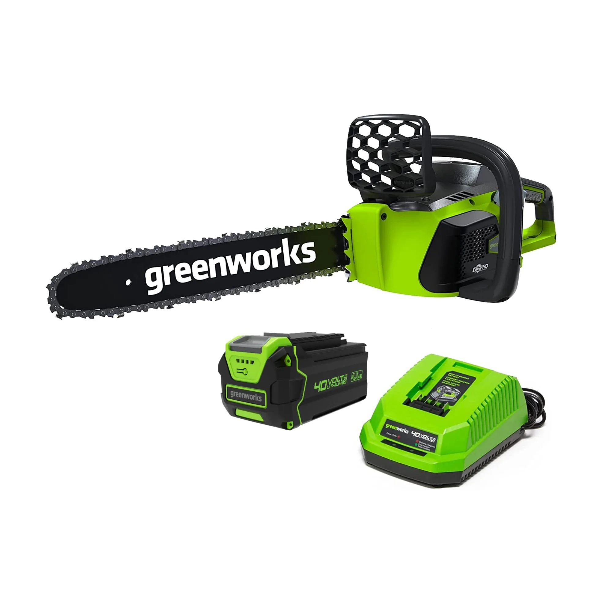 40V 16 Brushless Cordless Chainsaw w/ 4.0Ah Battery & Charger