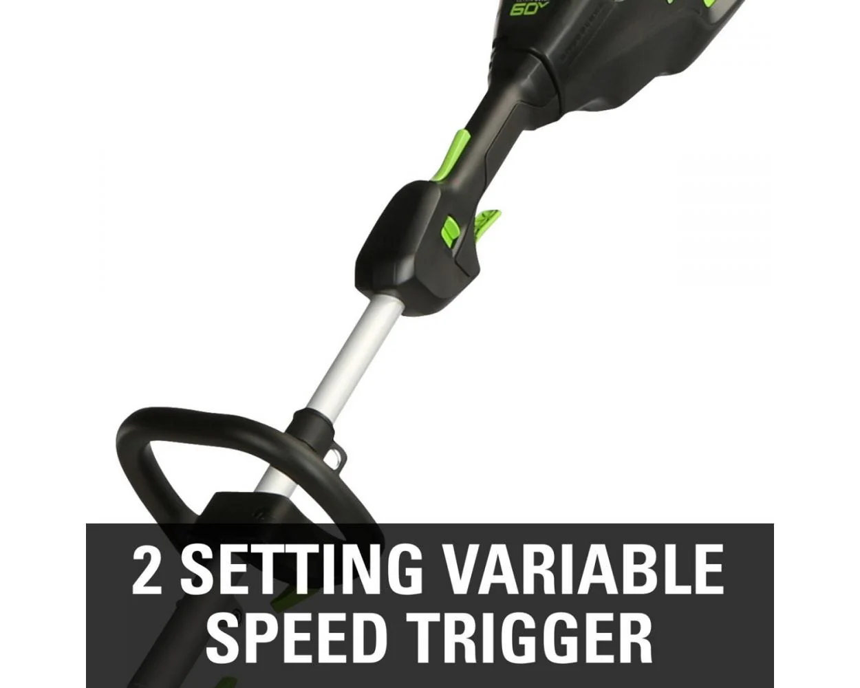 60V 16 Cordless Battery String Trimmer (Attachment Capable) & 10 Polesaw Attachment Combo Kit w/ 4.0 Ah Battery & Charger