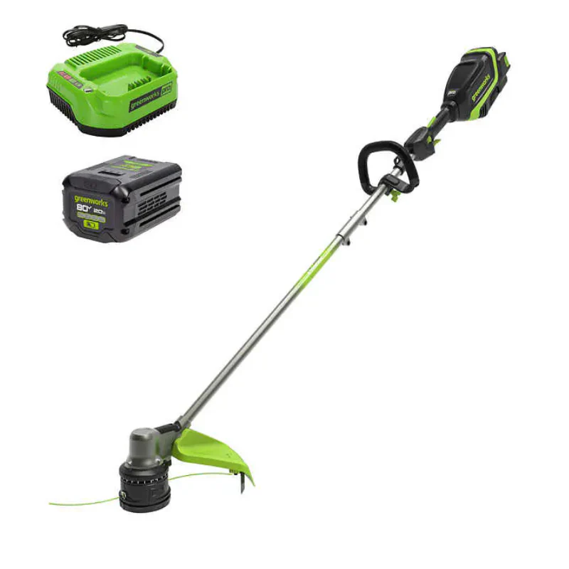 RENEWED 80V 17 Brushless String Trimmer w/ 2.0Ah Battery & Charger