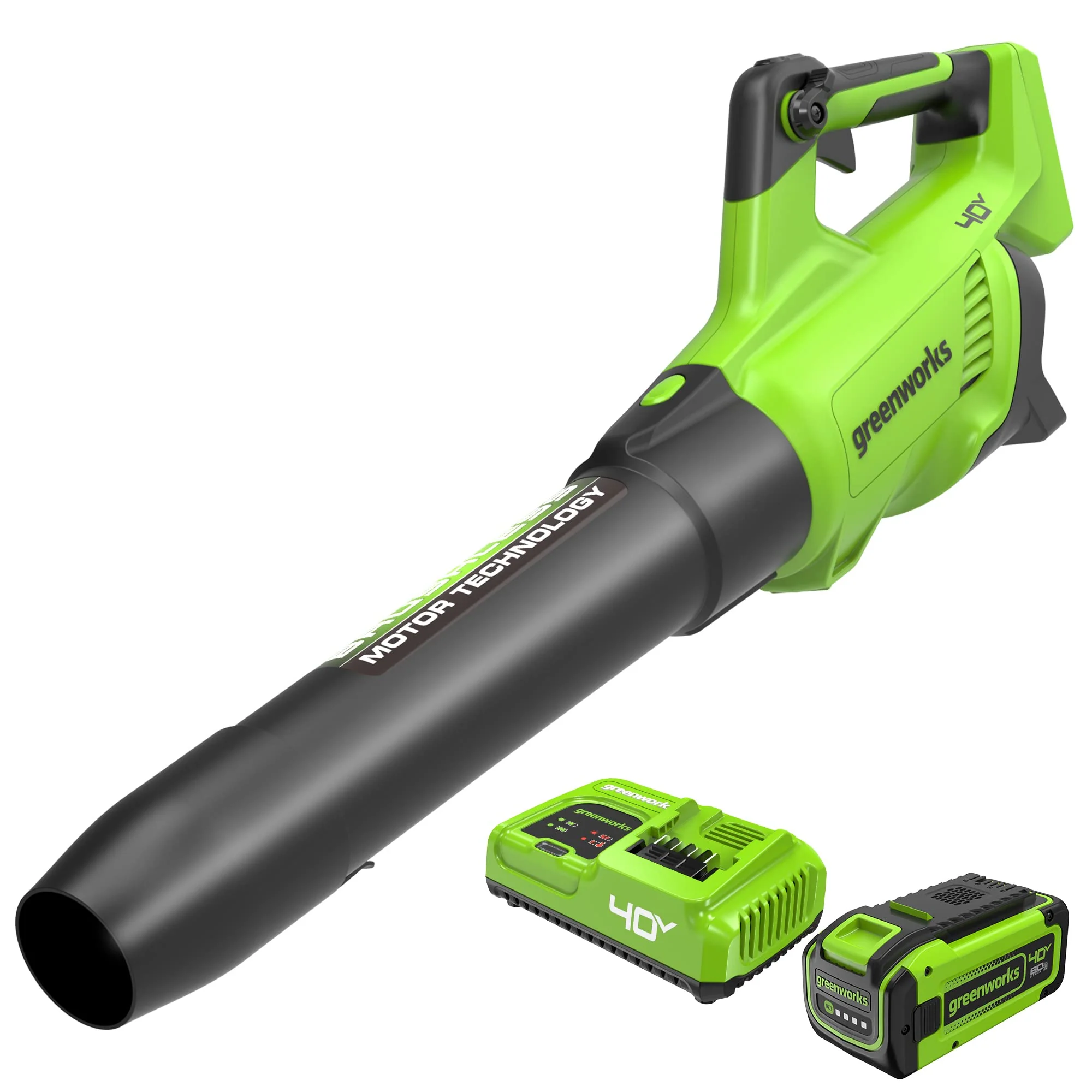 40V Gen 2.5 700 CFM Cordless Battery Brushless Leaf Blower w/ 8.0Ah Battery & Charger