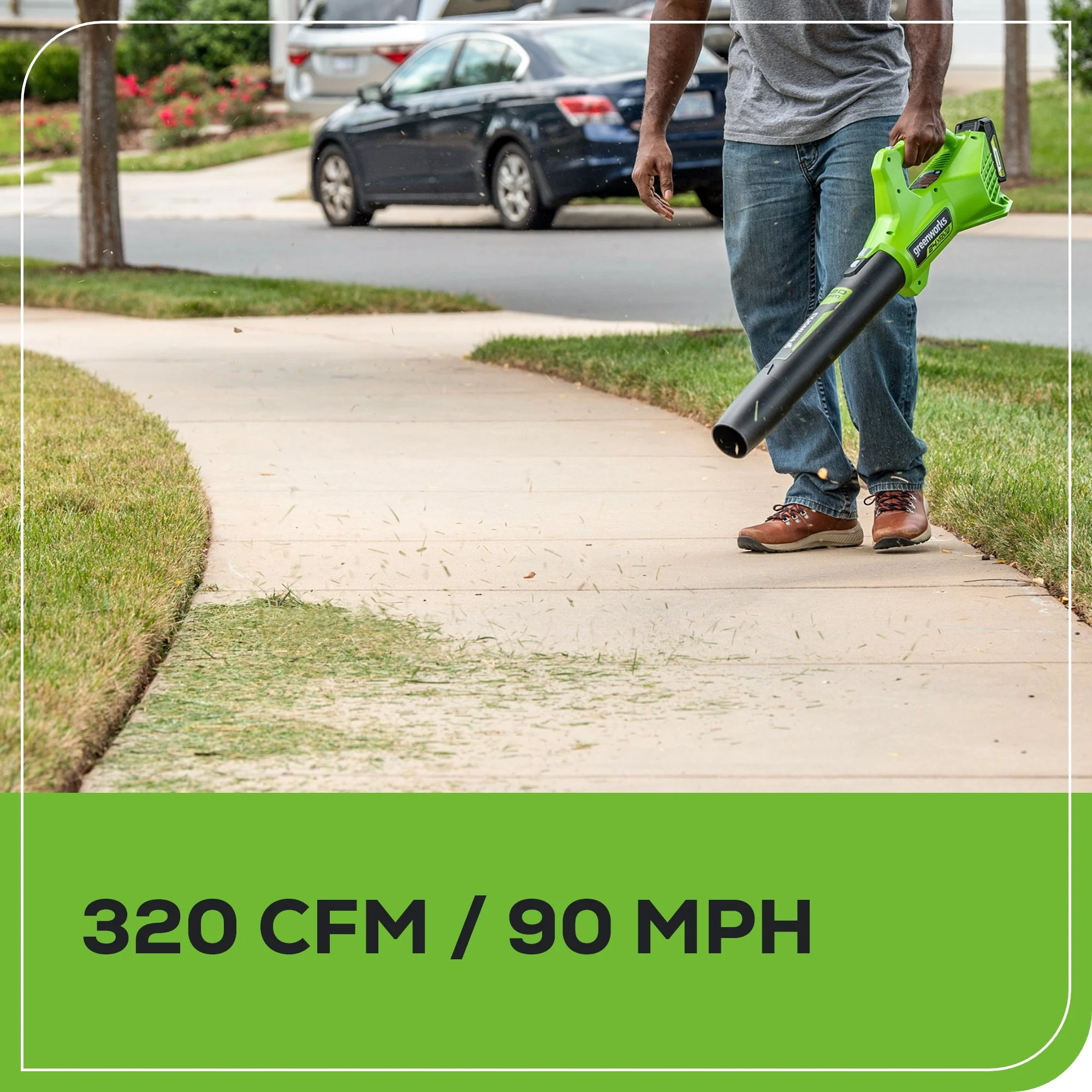 48V (2x24V) 21 Cordless Battery Self-Propelled Mower 5PC Combo Kit w/ (2) 5.0Ah Batteries & Chargers