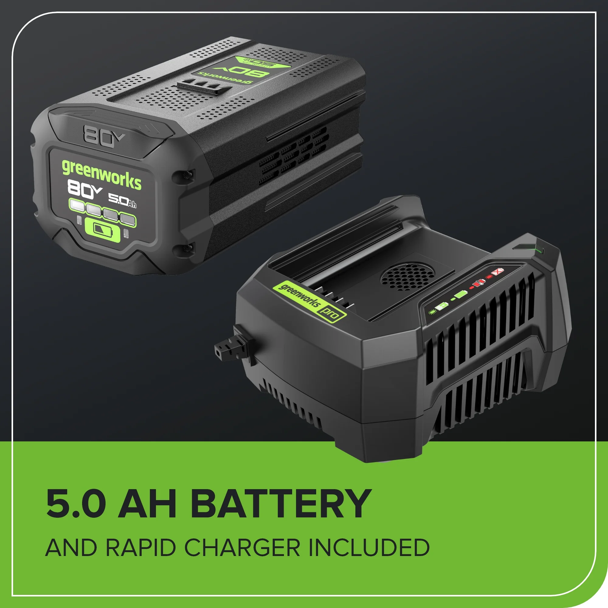 80V 21 Cordless Battery 4-in-1 Self-Propelled Lawn Mower & 700CFM Blower Combo Kit w/ 5.0Ah Battery & 6A Charger