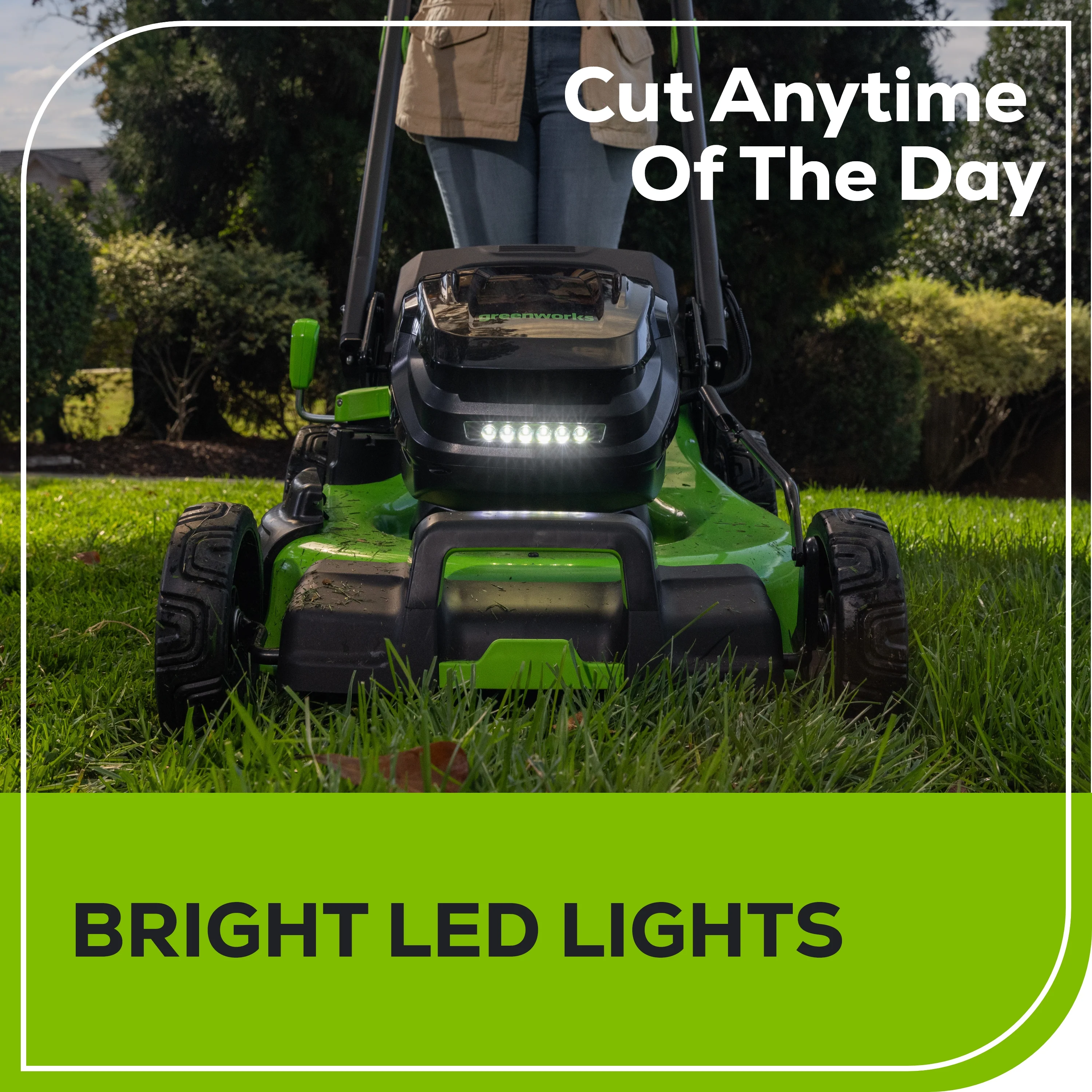80V 22 Cordless Battery Dual Blade Self-Propelled Lawn Mower w/ (2) 4.0Ah Batteries & Rapid Charger