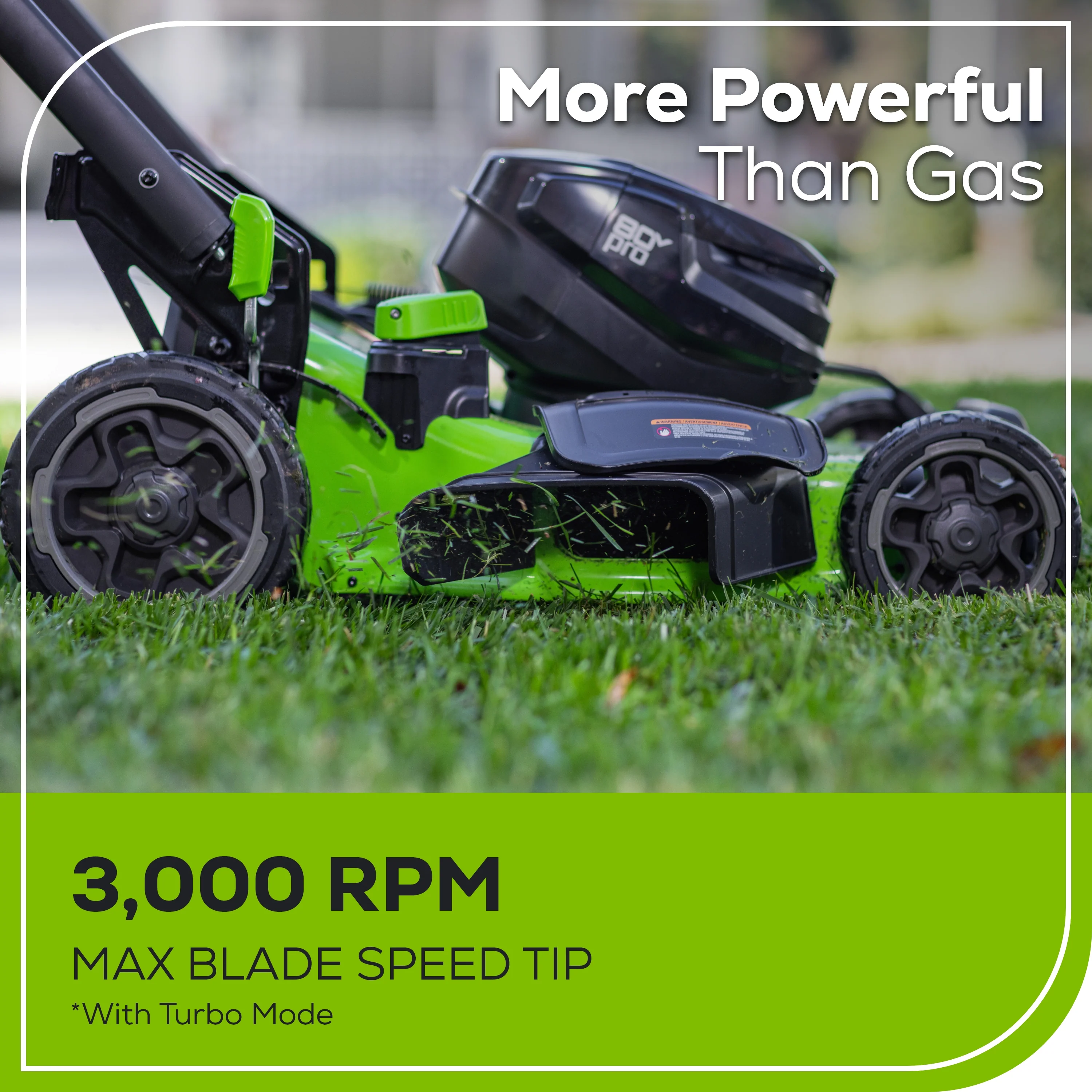 80V 22 Cordless Battery Dual Blade Self-Propelled Lawn Mower w/ (2) 4.0Ah Batteries & Rapid Charger
