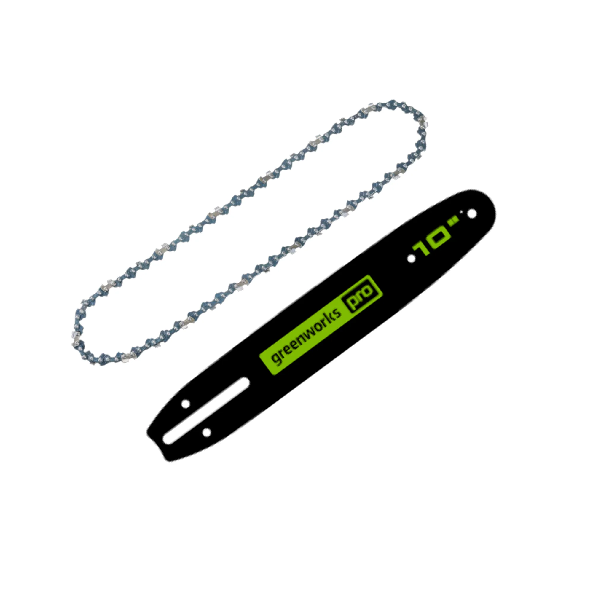 10 Replacement Pole Saw Bar and Chain Combo Kit w/ 1/4 Pitch, .050 Chain Gauge & 58 DL