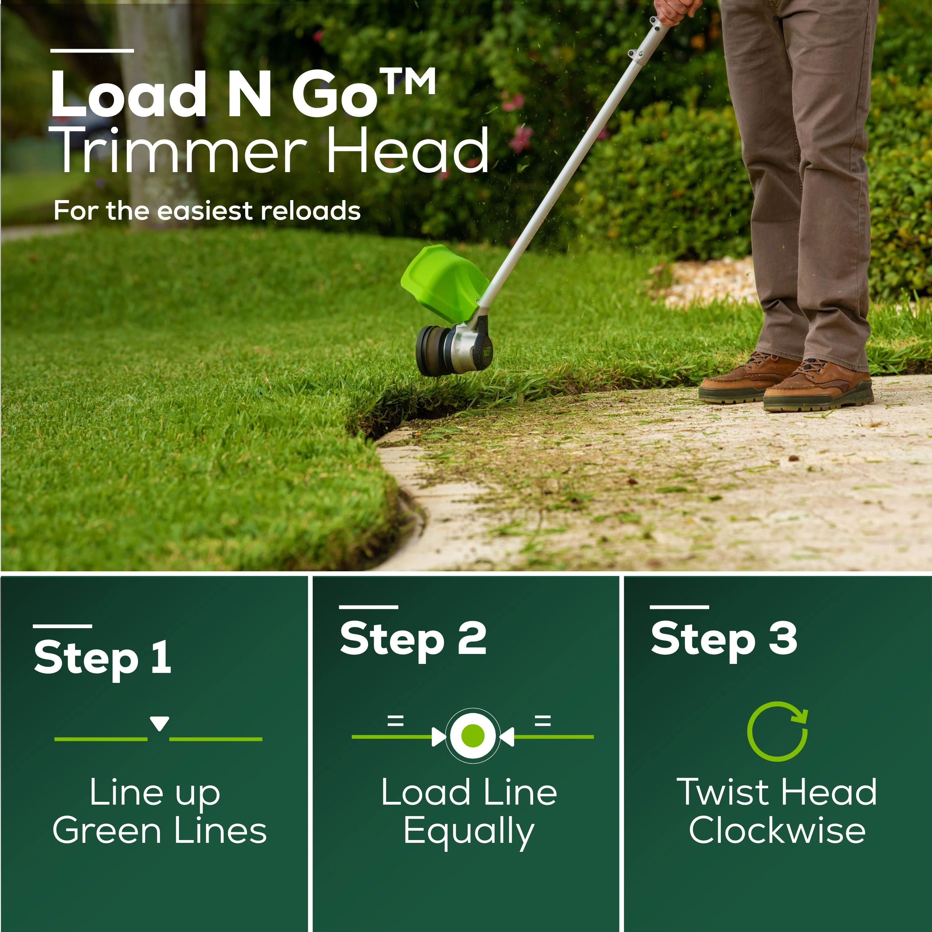 60V 16 Cordless Battery String Trimmer & 0.095 String Trimmer Line Combo Kit w/ 2.5Ah Battery & Charger