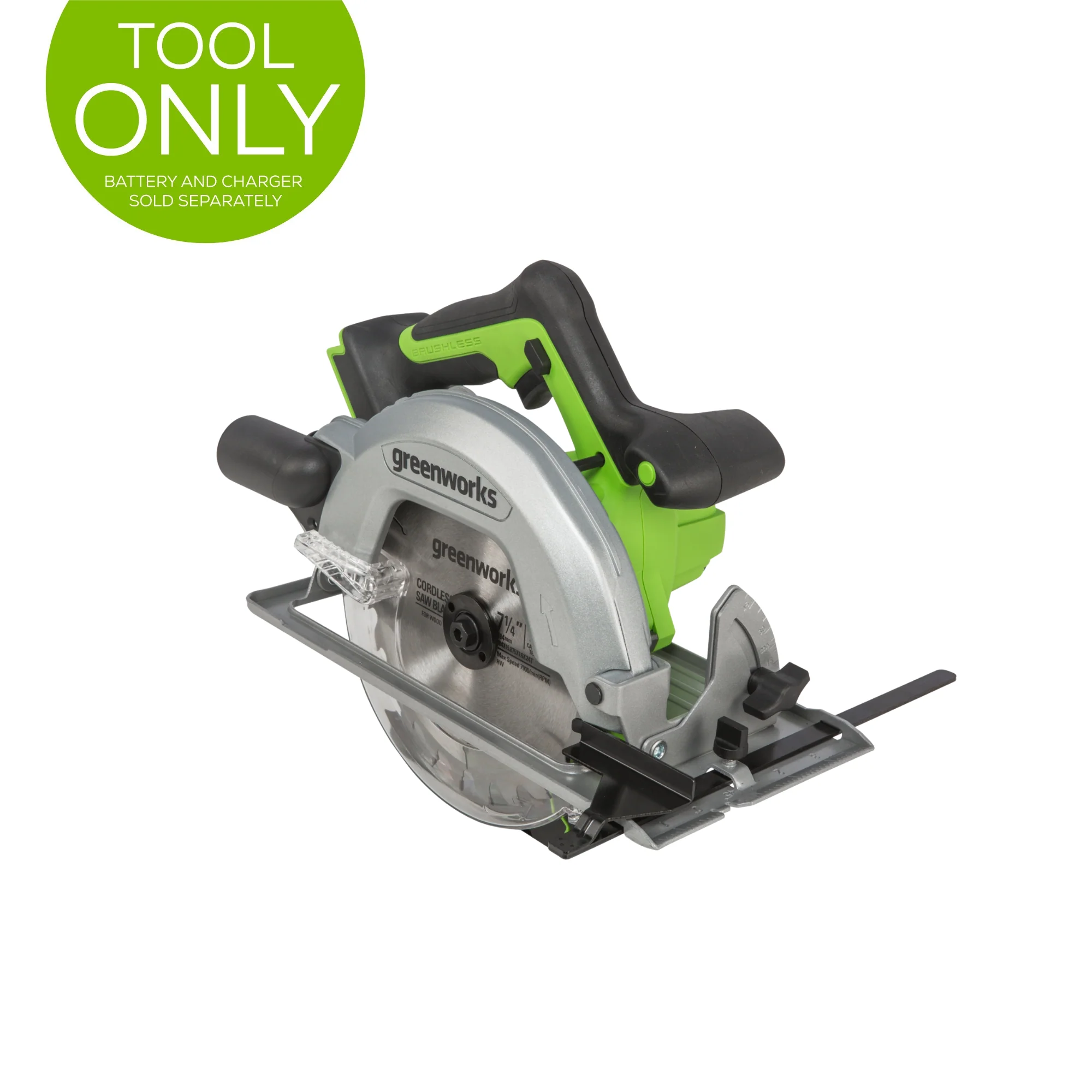 24V 7-1/4 Cordless Battery Circular Saw (Tool Only)
