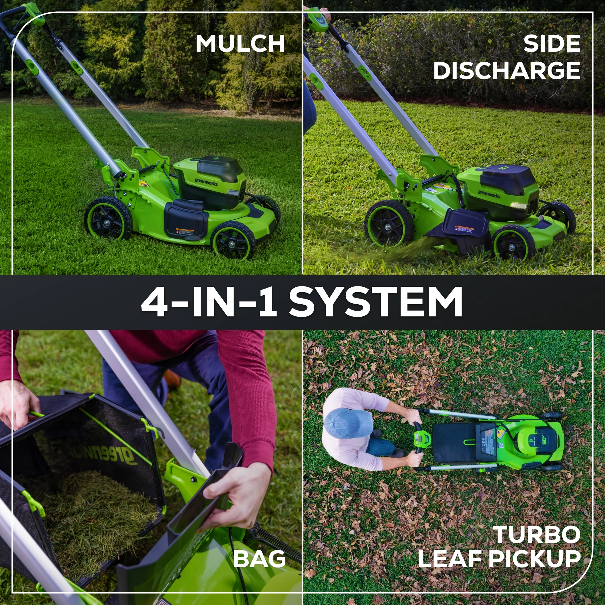 60V 21 Cordless Battery Dual Blade Self-Propelled Mower w/ (1) 8Ah battery and 6A Charger