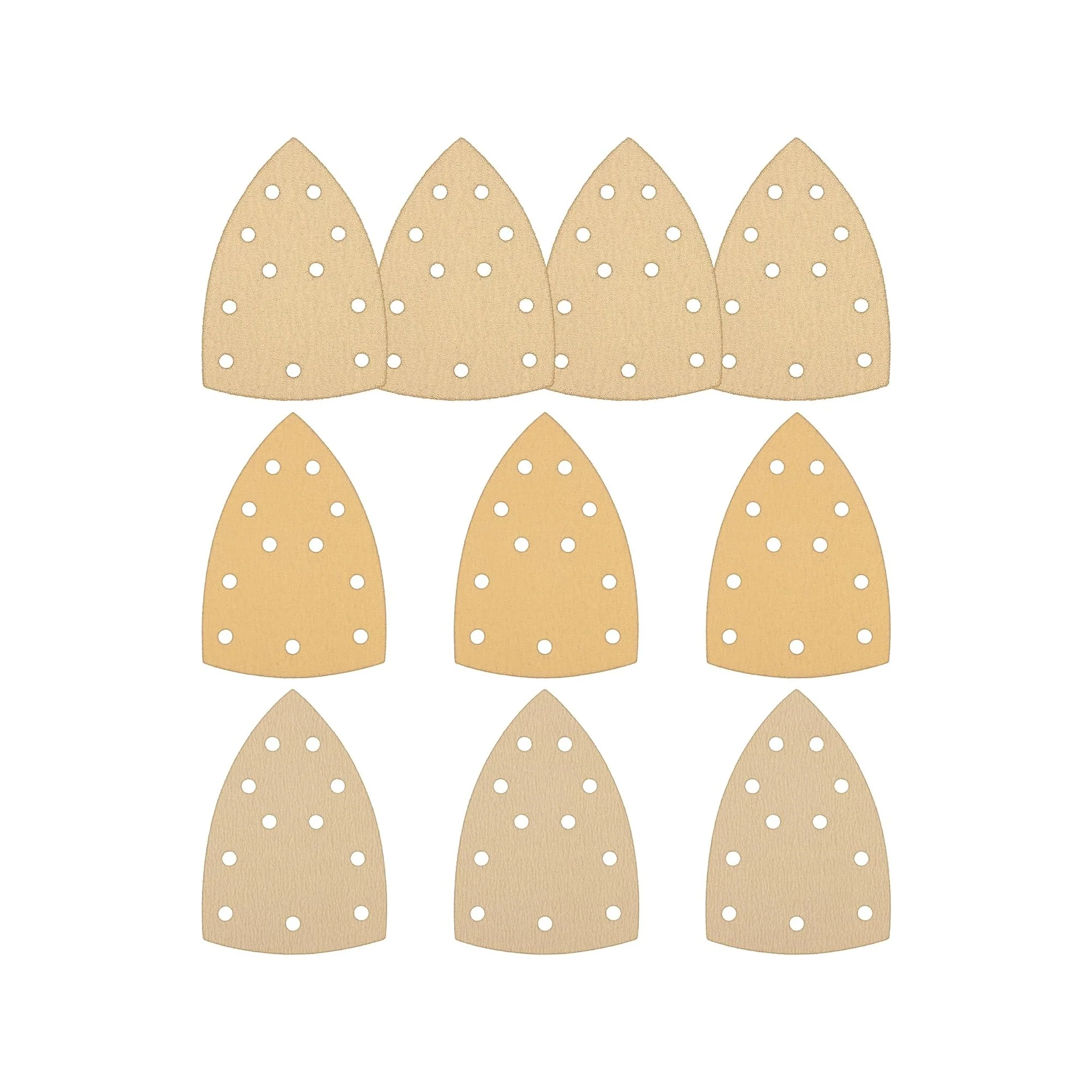 10PCS 5-1/2 Detail Sander Sanding Sheets