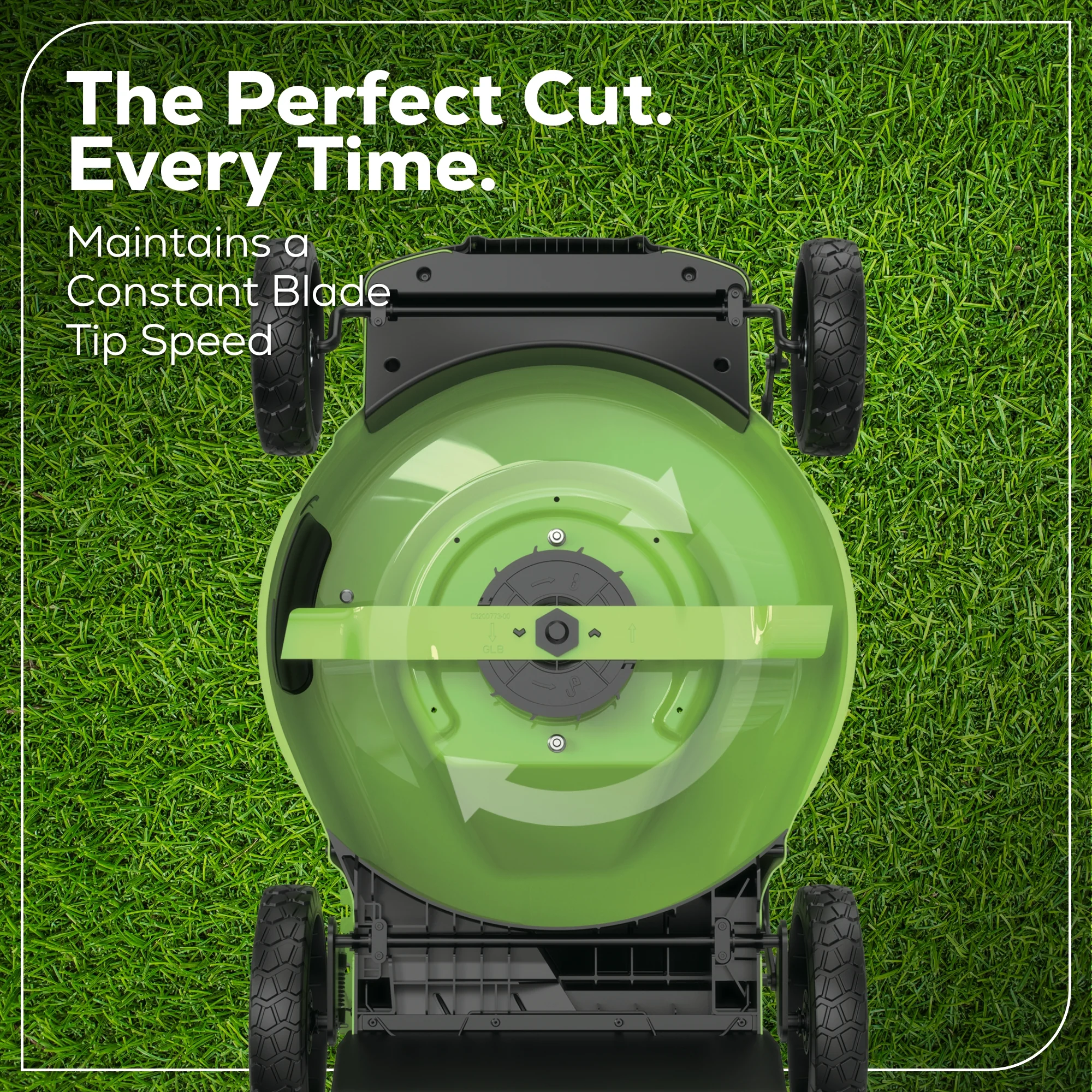 60V 19 Cordless Battery Push Lawn Mower w/ 5.0Ah Battery & Charger