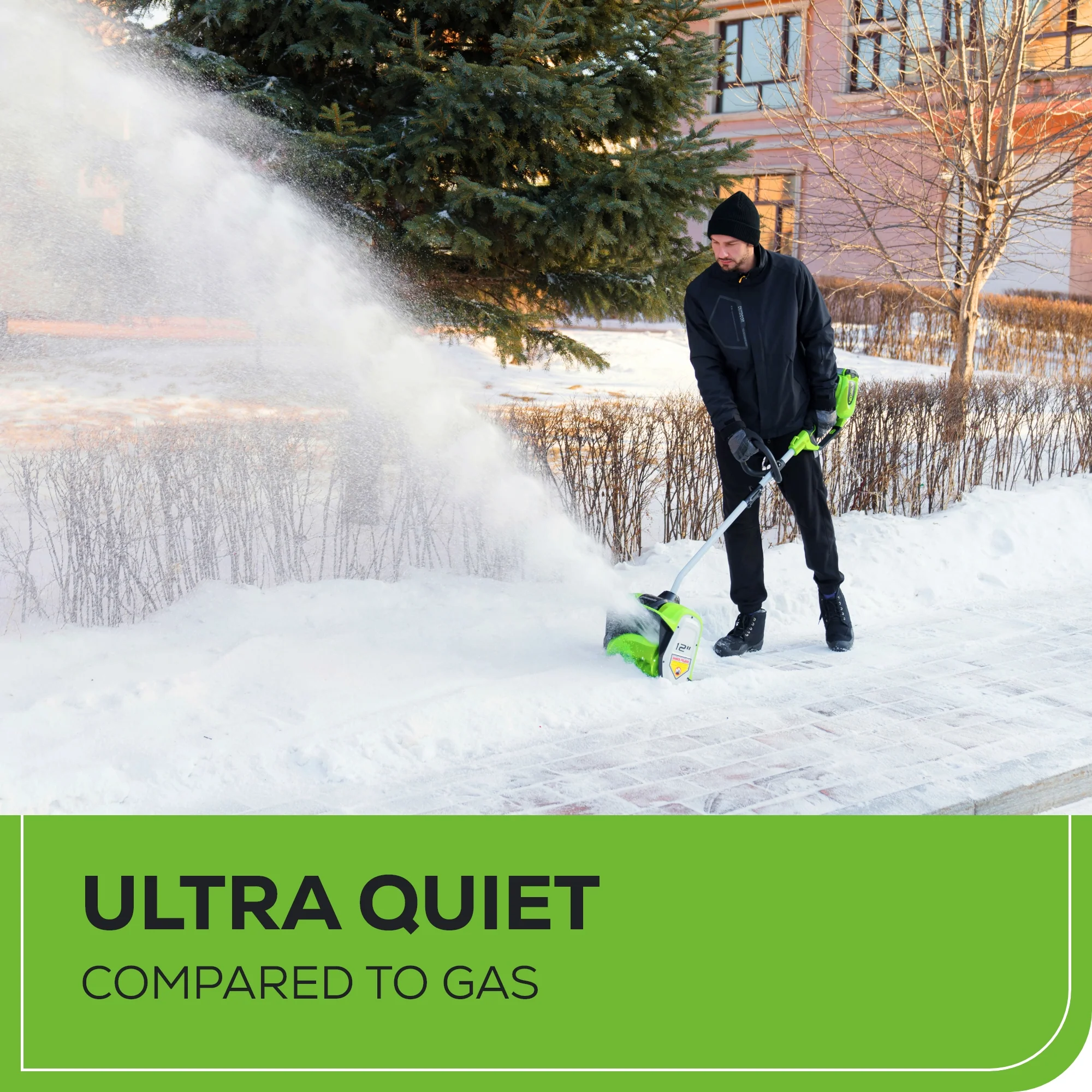 40V 12 Cordless Battery Snow Shovel w/ 4.0Ah Battery & Charger