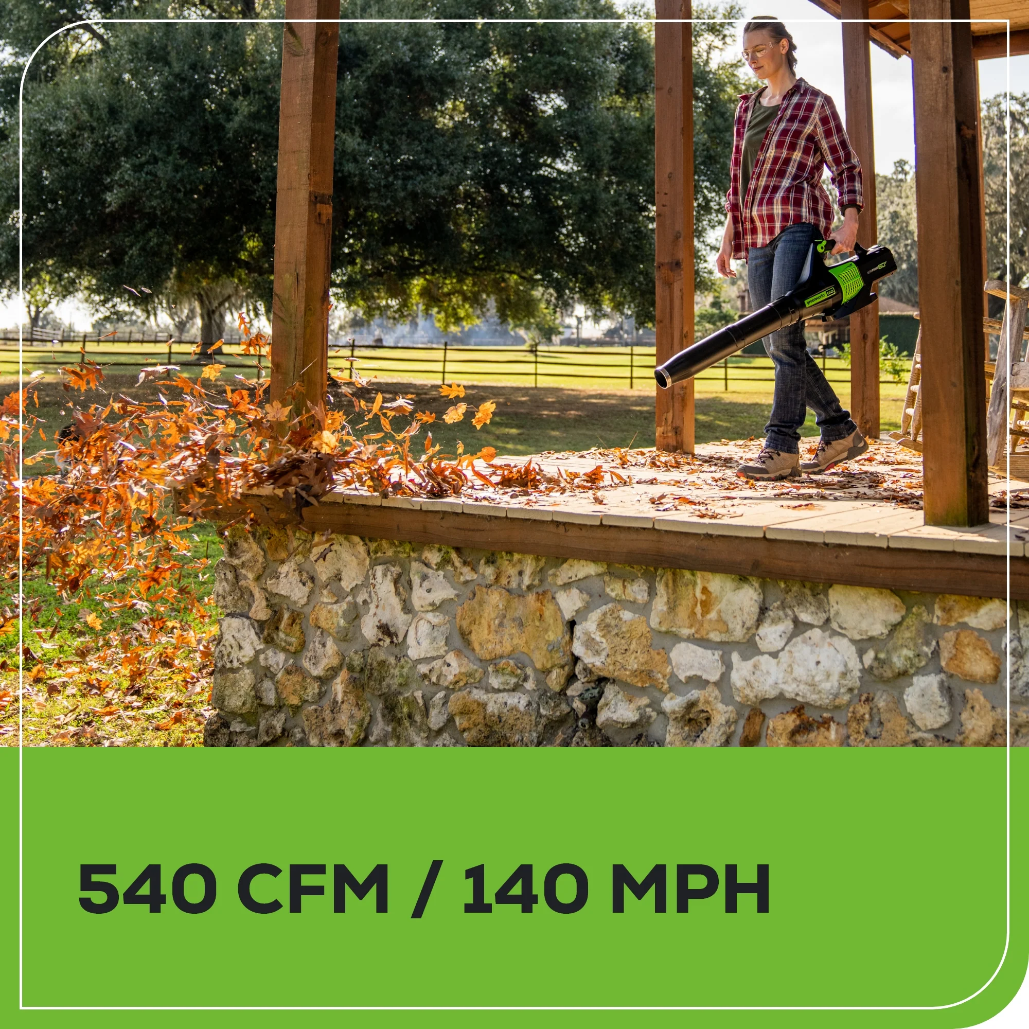 60V 13 Cordless Battery String Trimmer & 540 CFM Leaf Blower Combo Kit w/ 4.0Ah Battery & Charger