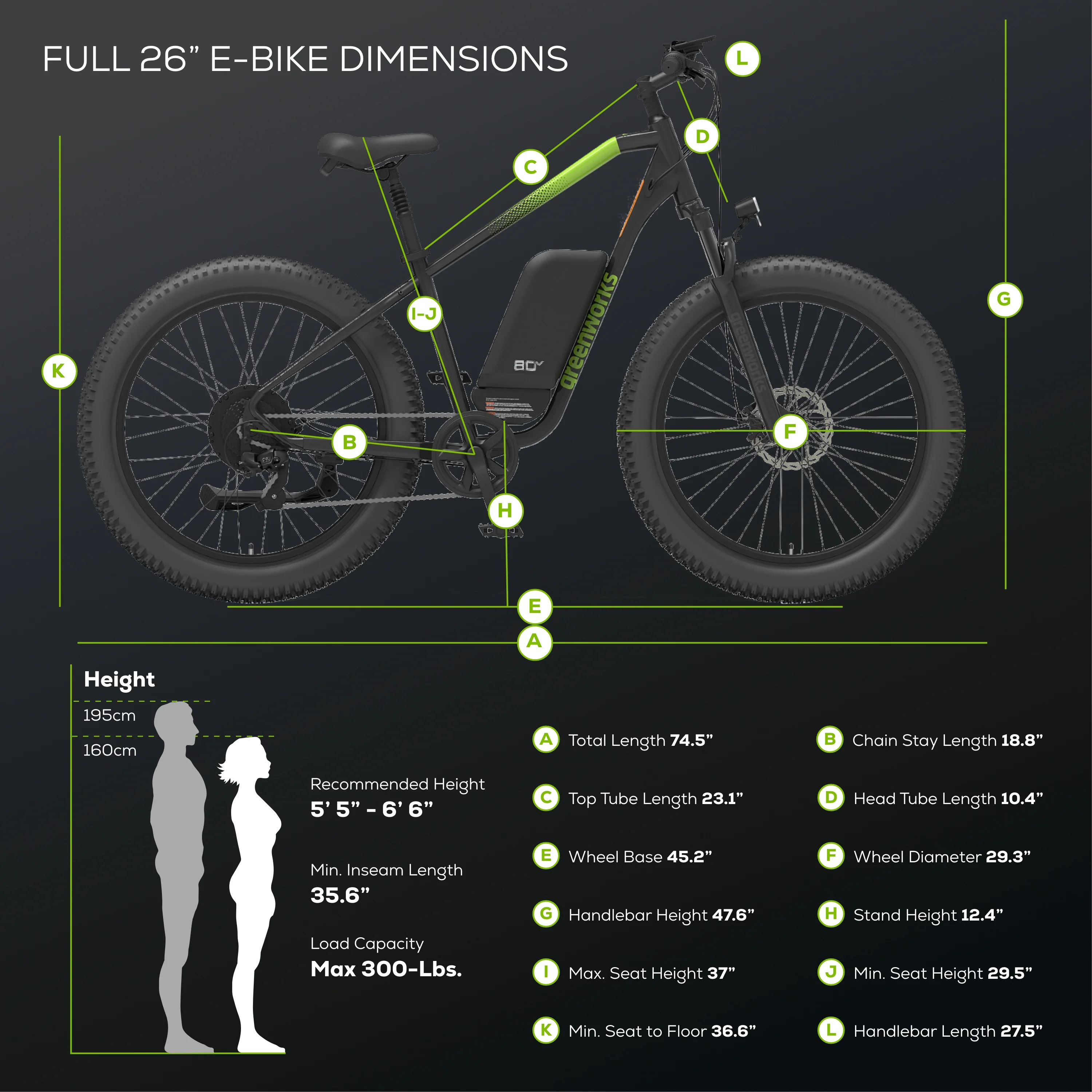 60V VENTURE Series 26” Fat Tire Electric Mountain Bike (Tool Only)