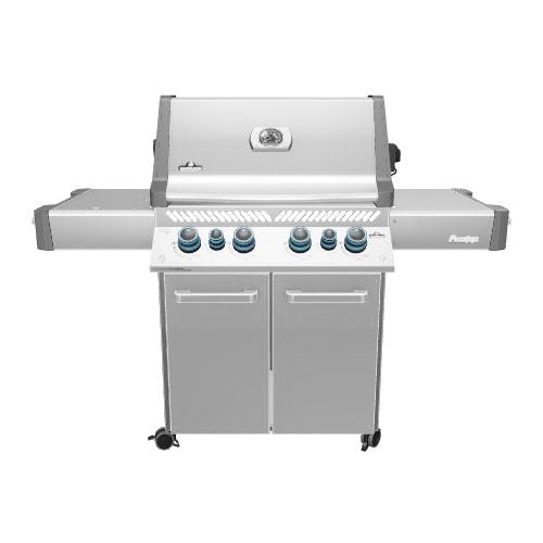 NAPOLEON Prestige 500 Stainless Steel 4 -Burner Infrared Natural Gas Grill 1 -Side Burner