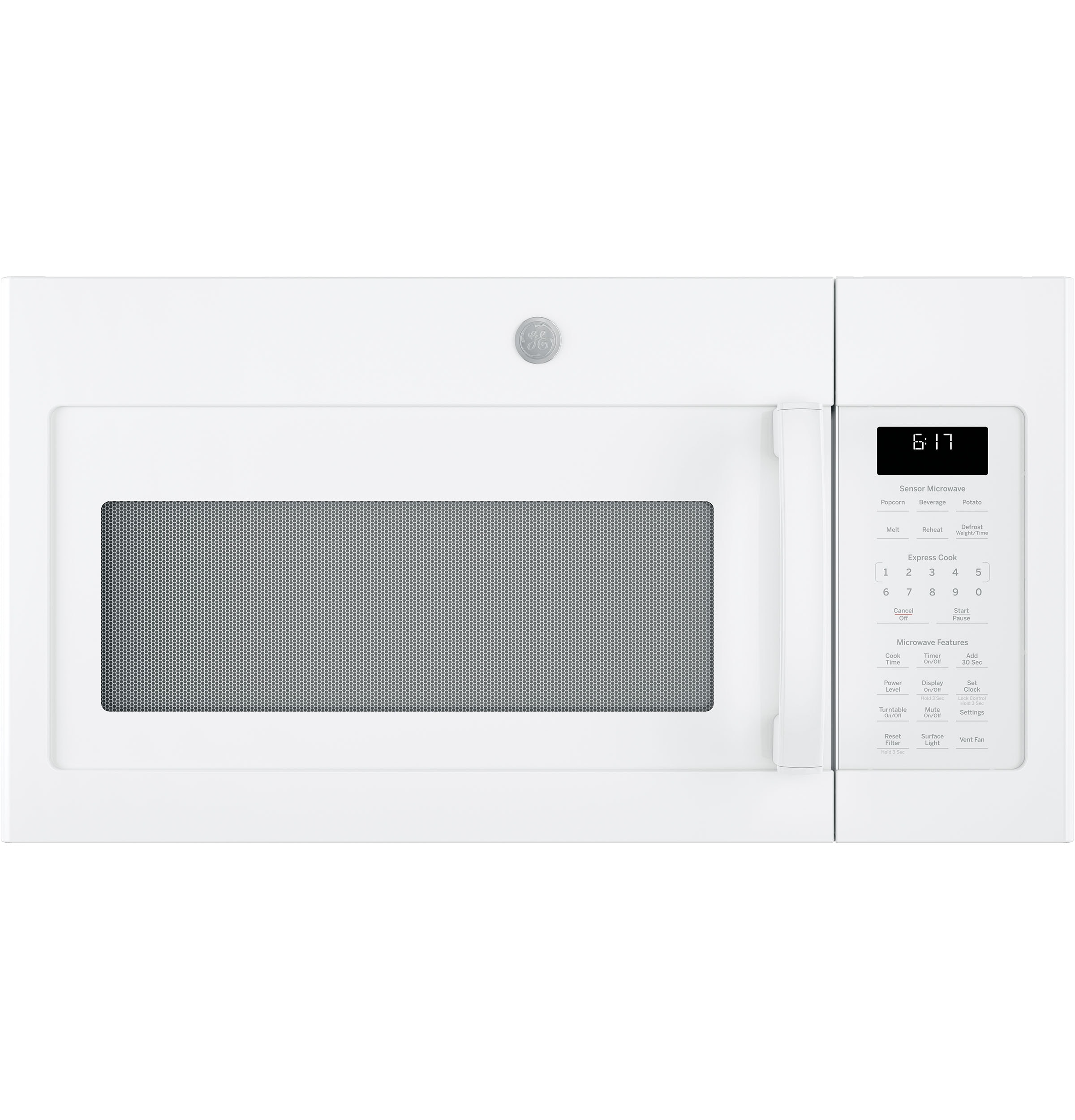 GE 1 7 cu ft Over the Range Microwave with Sensor Cooking White